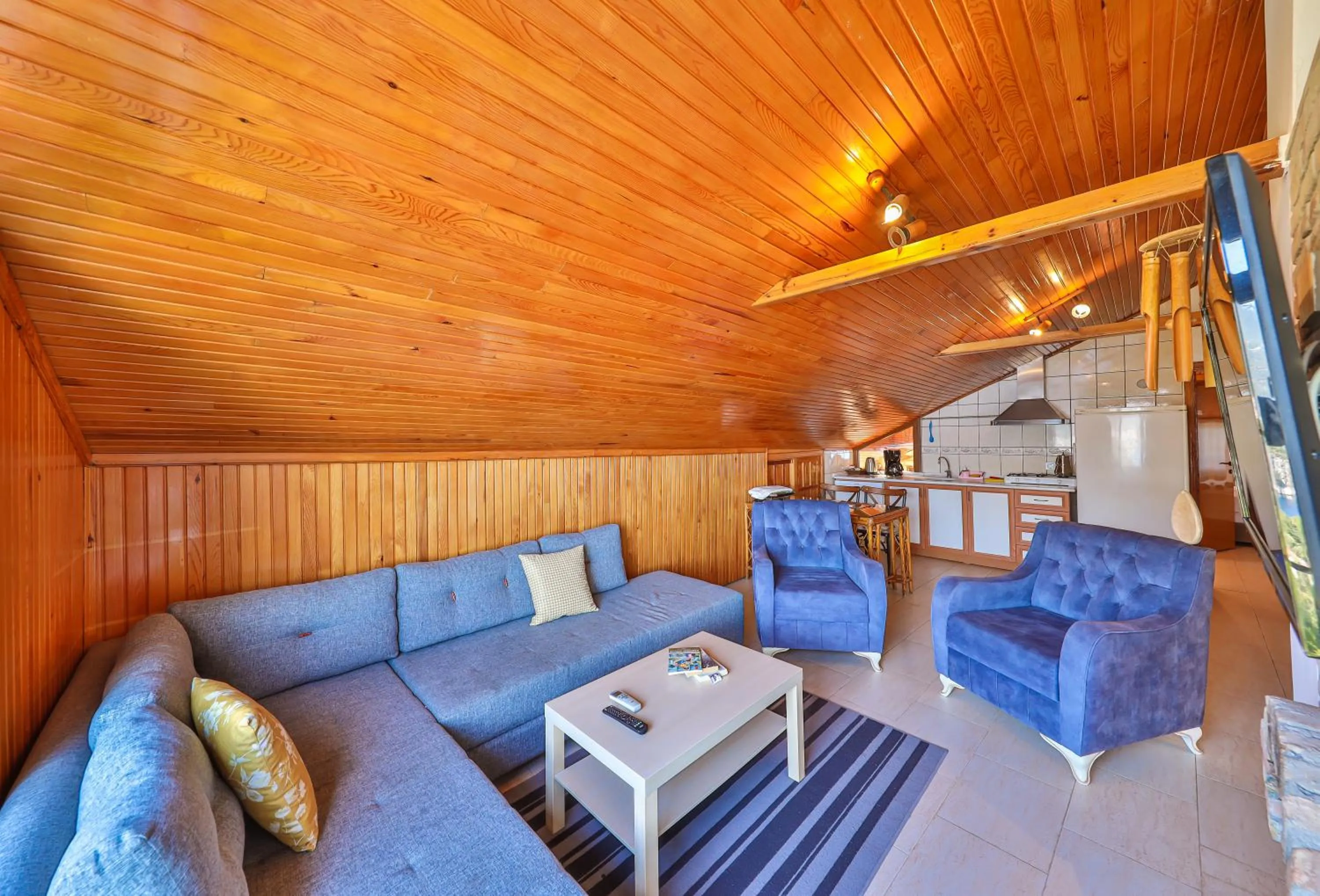 Kitchen or kitchenette in Villa Dundar - Kas Apartments