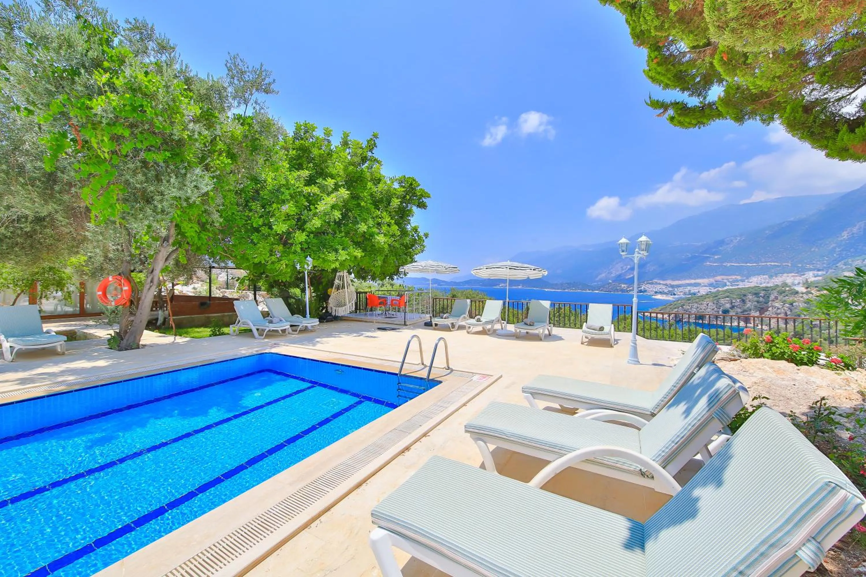 Pool view in Villa Dundar - Kas Apartments