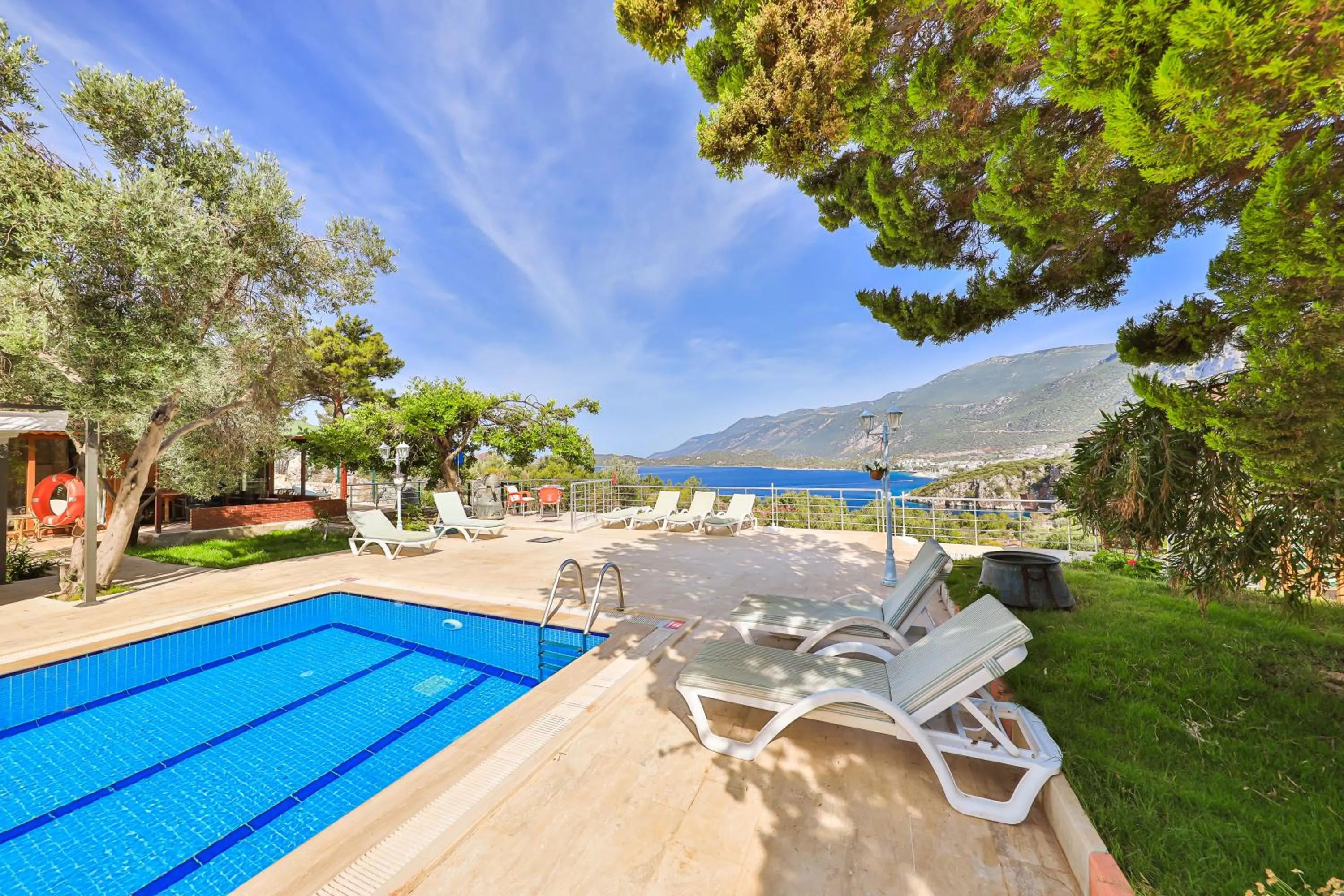 Pool view in Villa Dundar - Kas Apartments