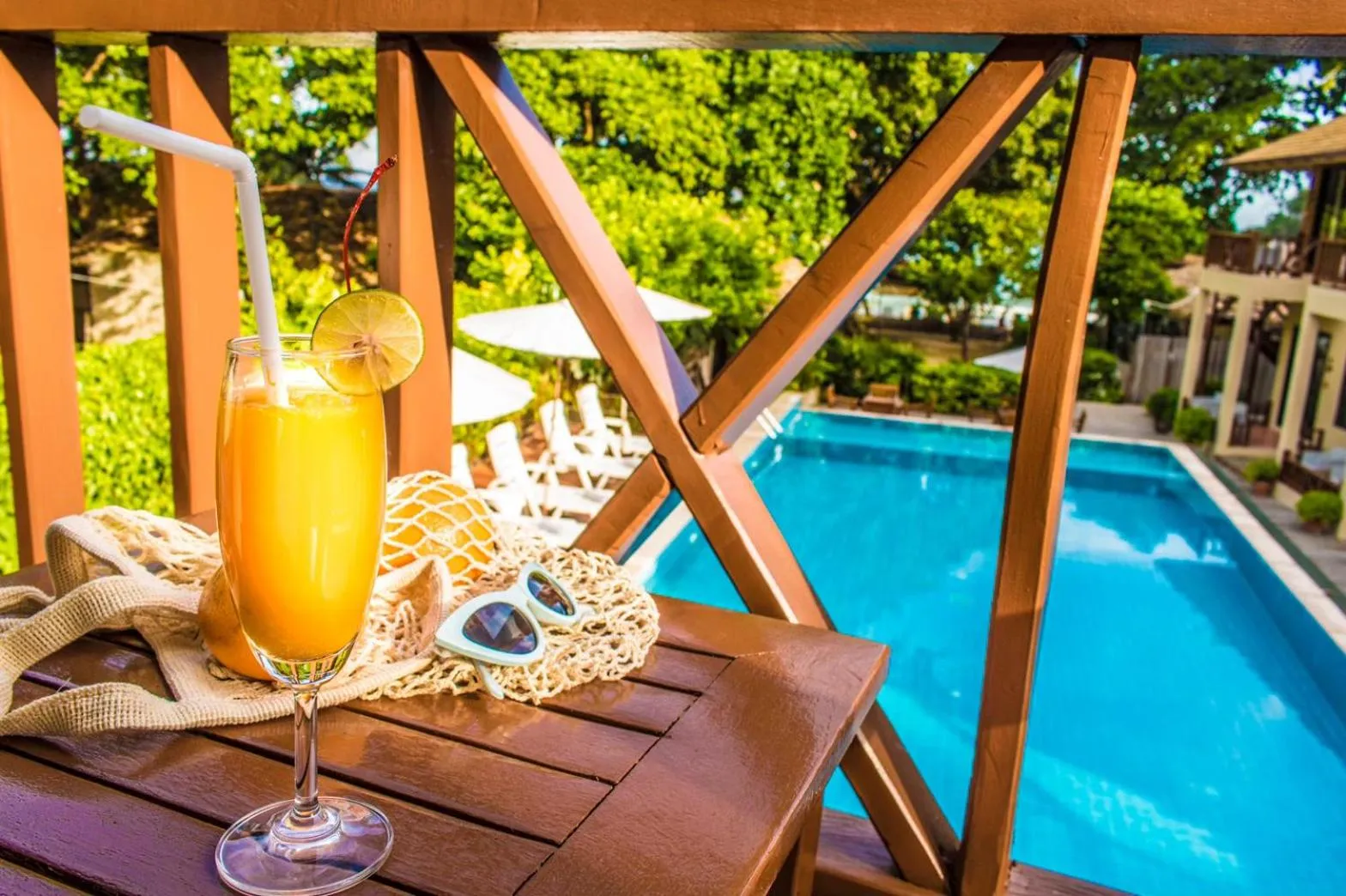 Pool view in Samed Cabana Resort