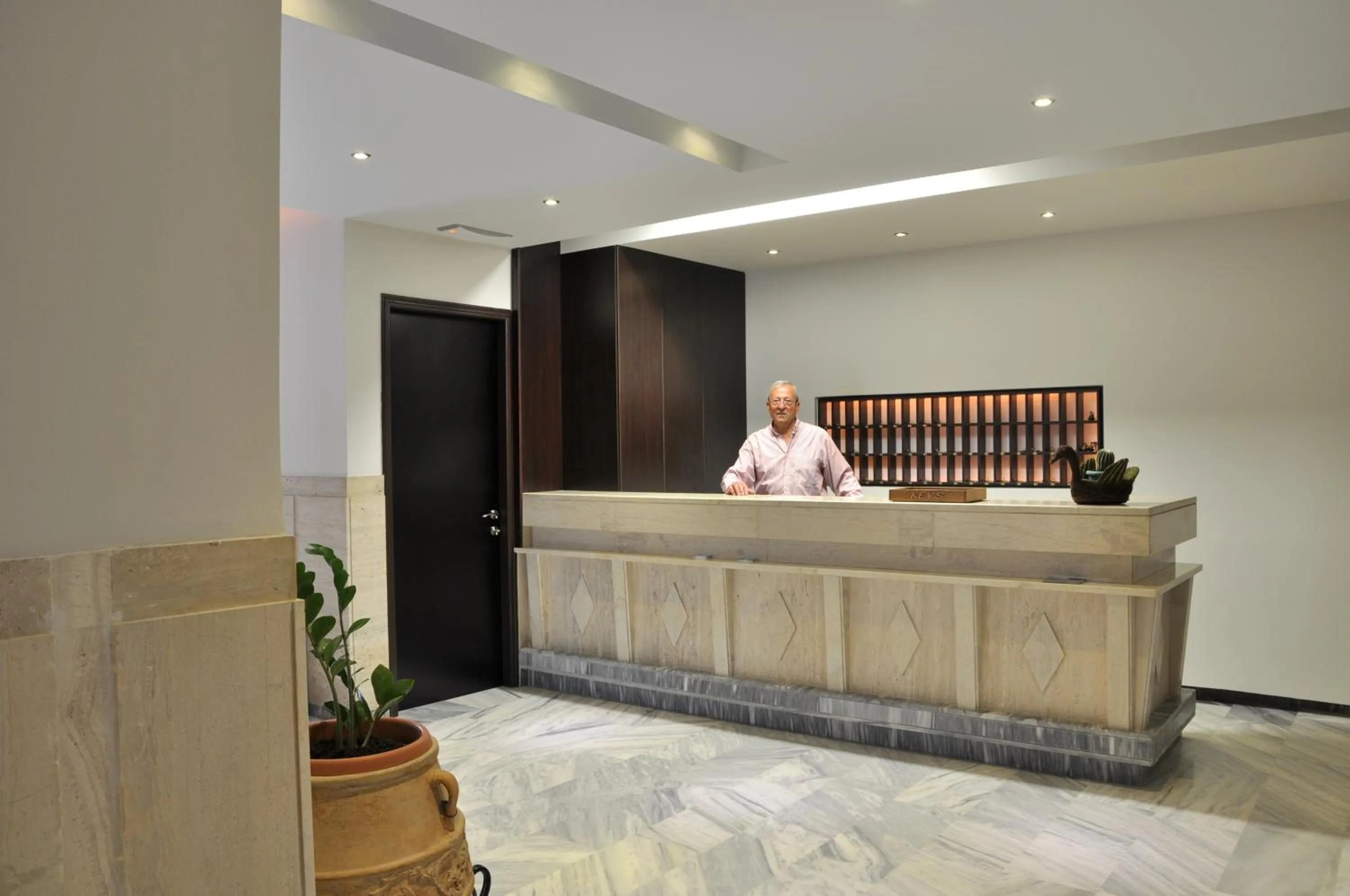 Lobby or reception in Dimitris Paritsa Hotel