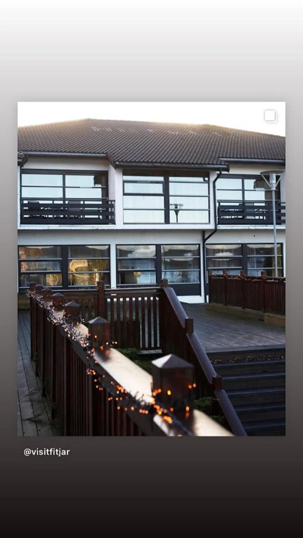 Property building in Fitjar Fjordhotell