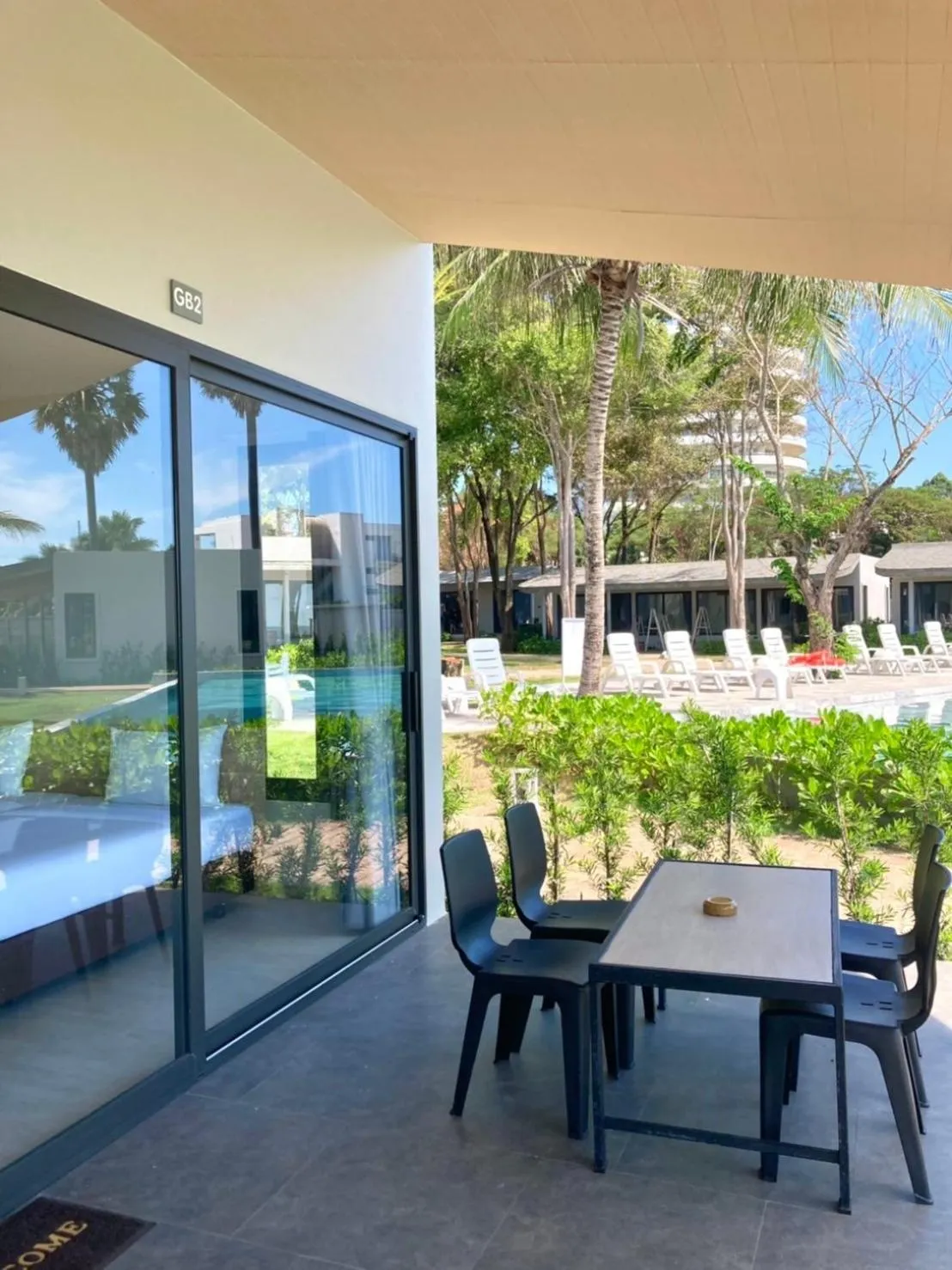 Balcony/Terrace in Rayong Chalet Resort