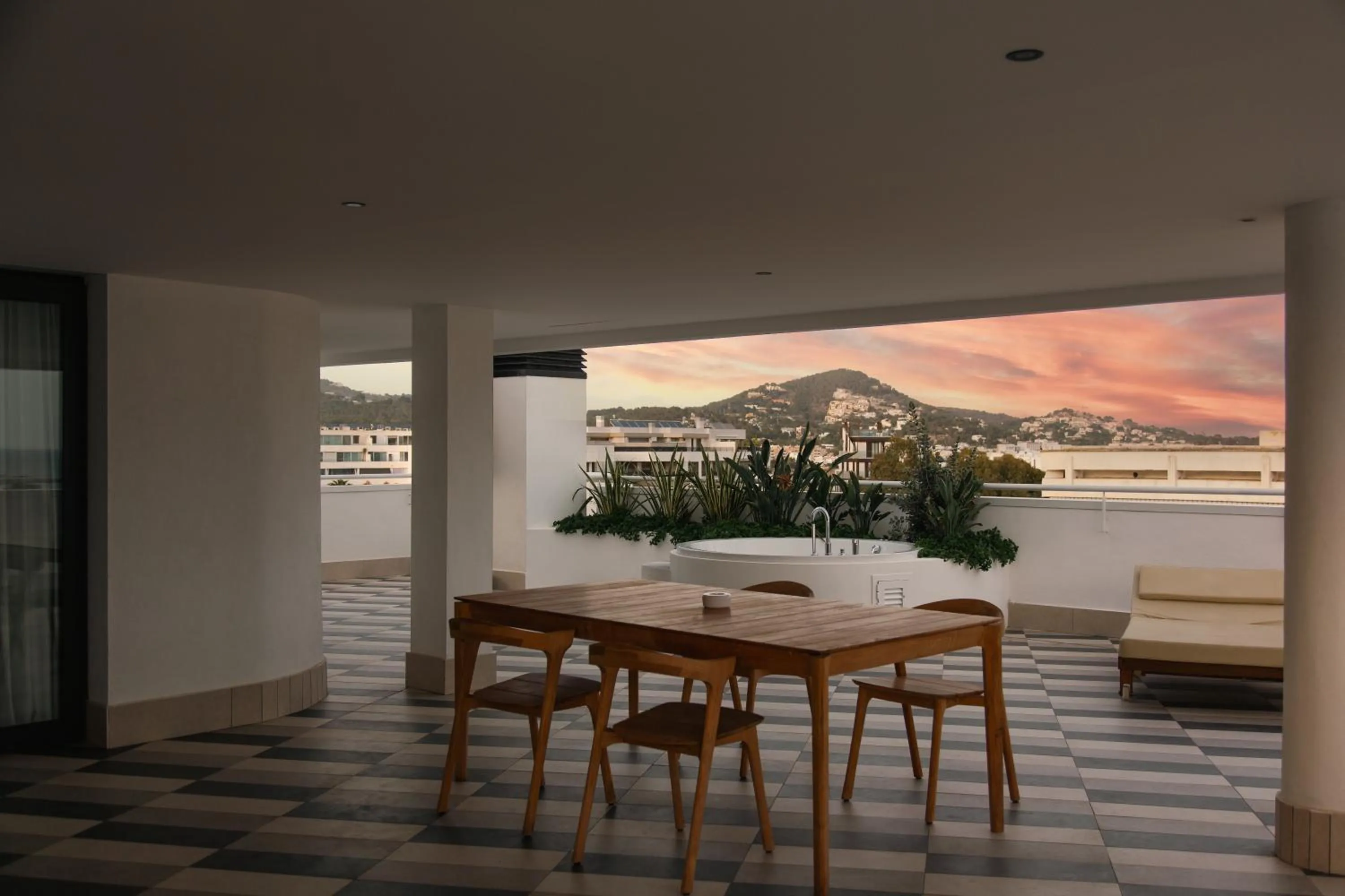 Natural landscape in Pacha Hotel