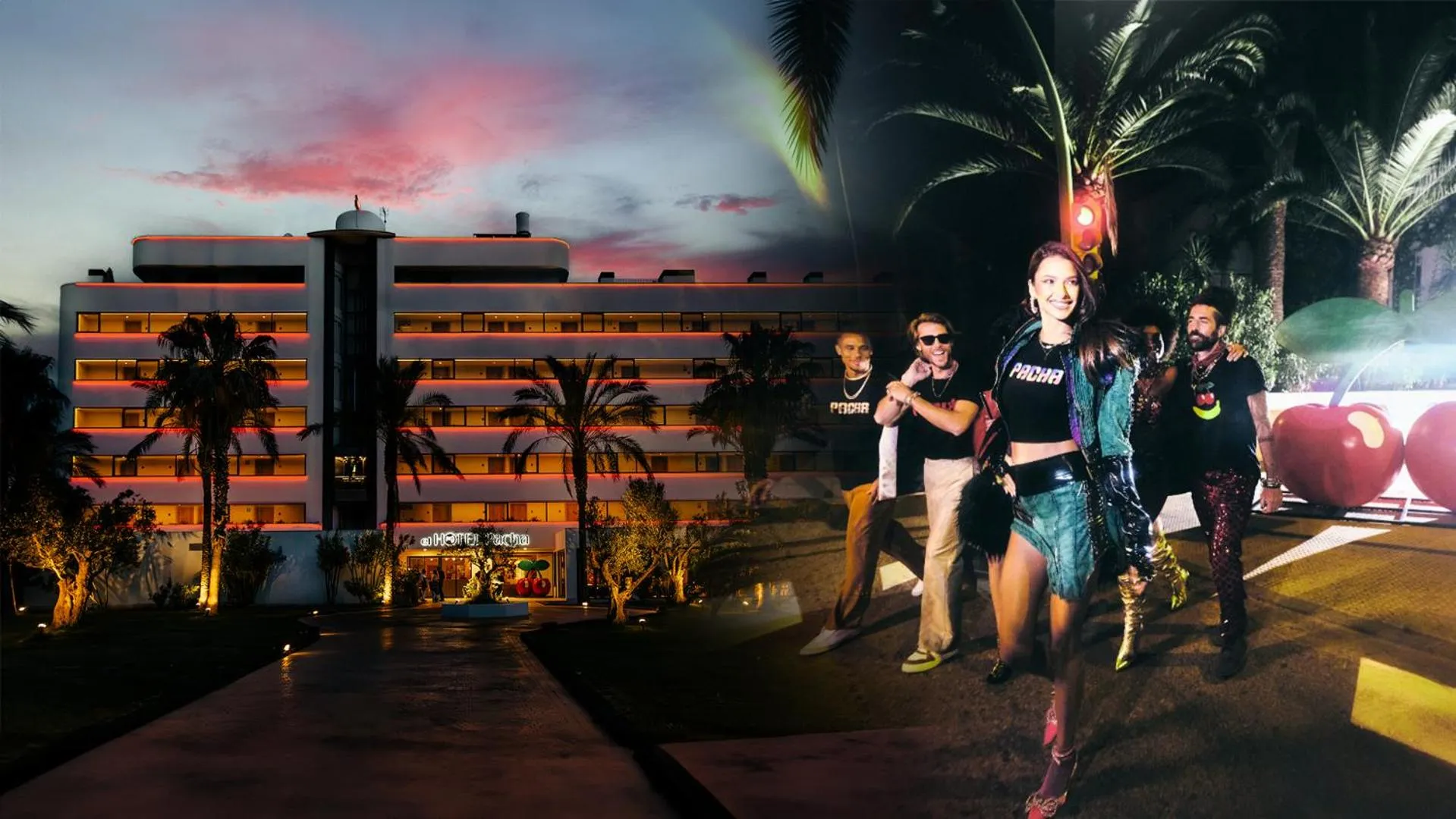 Property building in Pacha Hotel