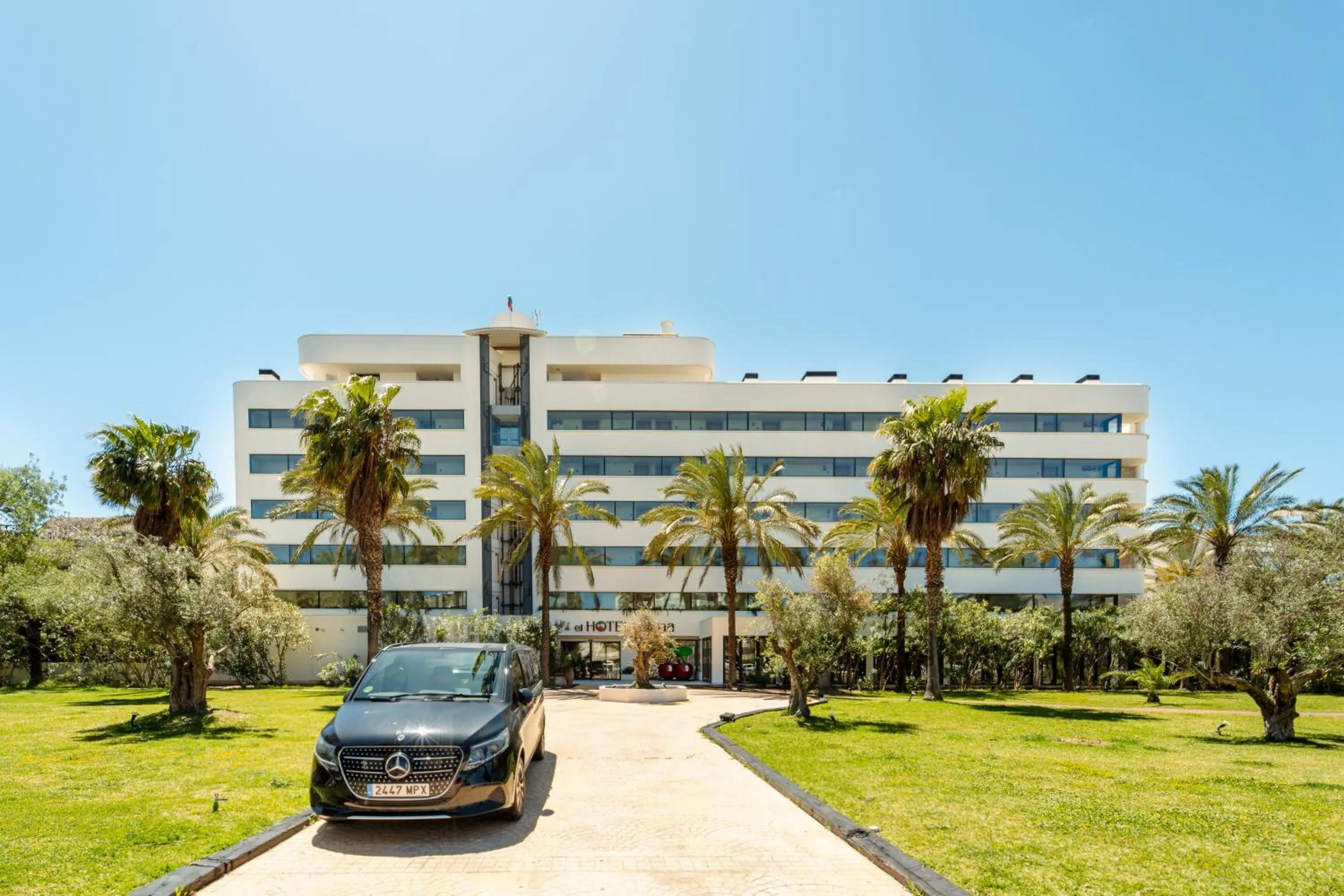 Property building in Pacha Hotel