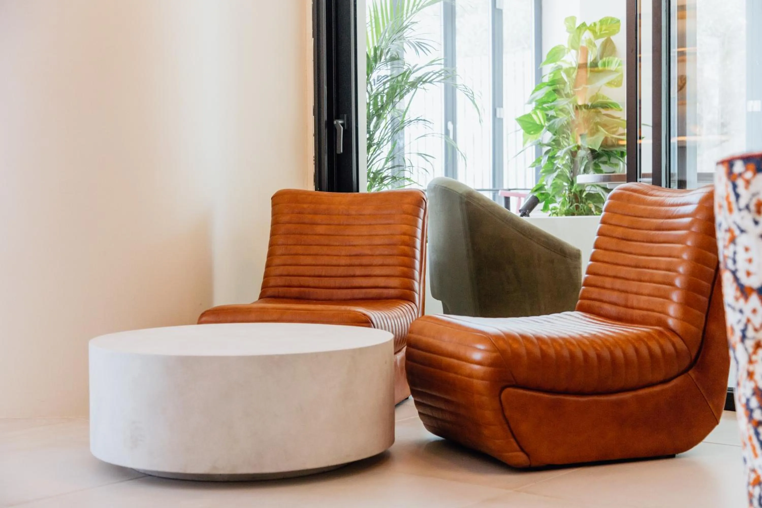 Seating area in Pacha Hotel