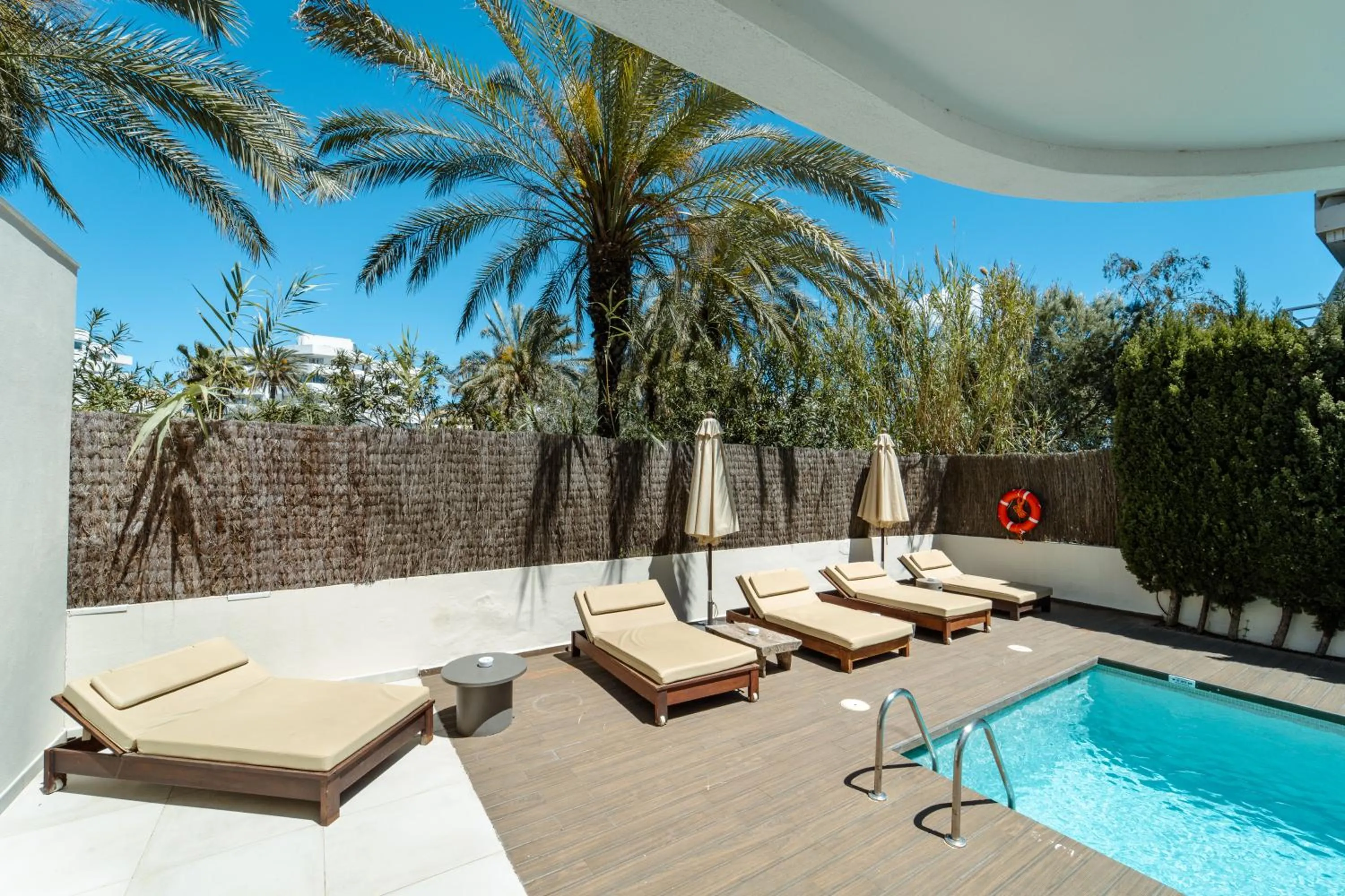 Patio in Pacha Hotel