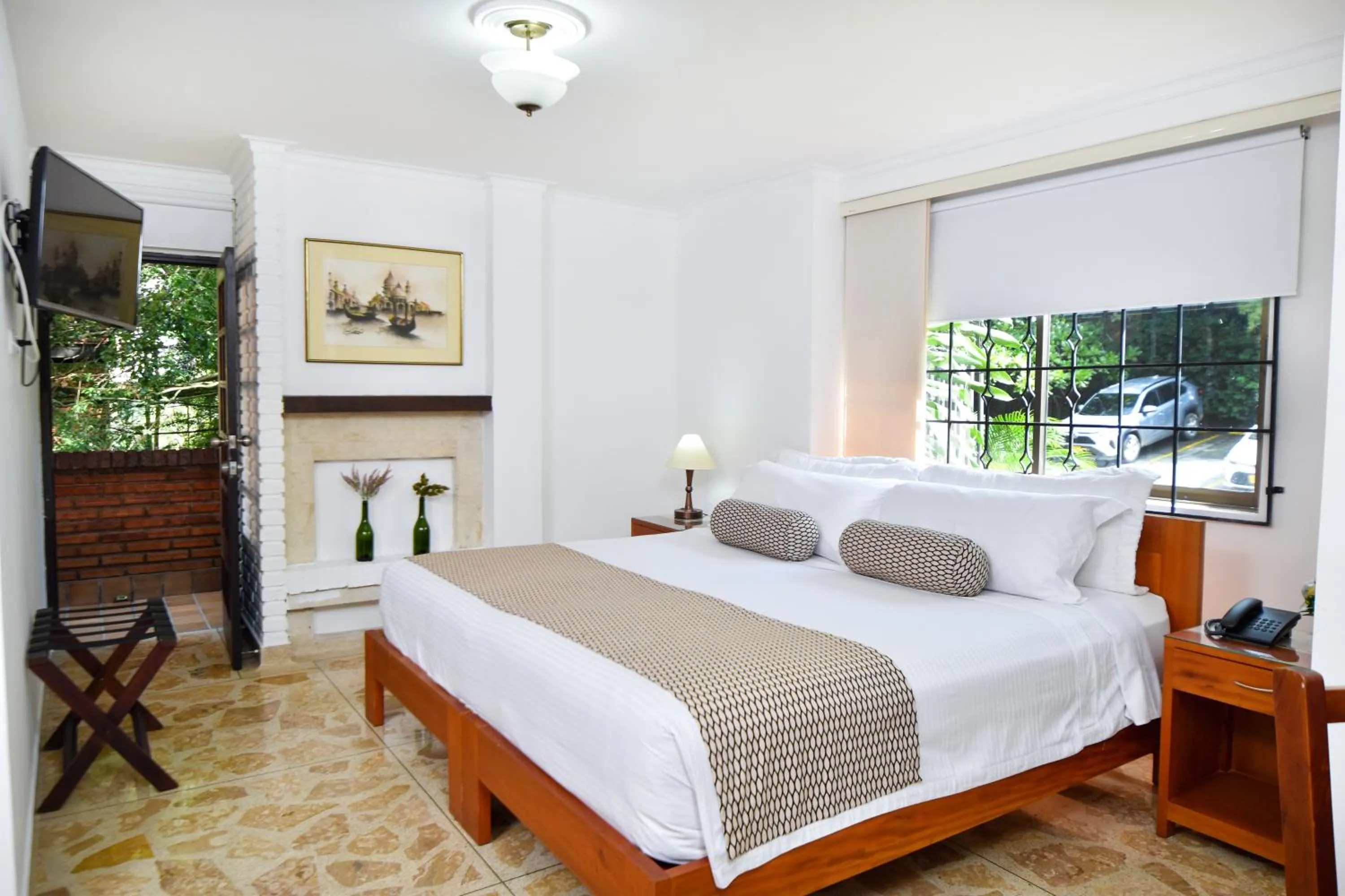 Bed in La Campana Hotel Boutique