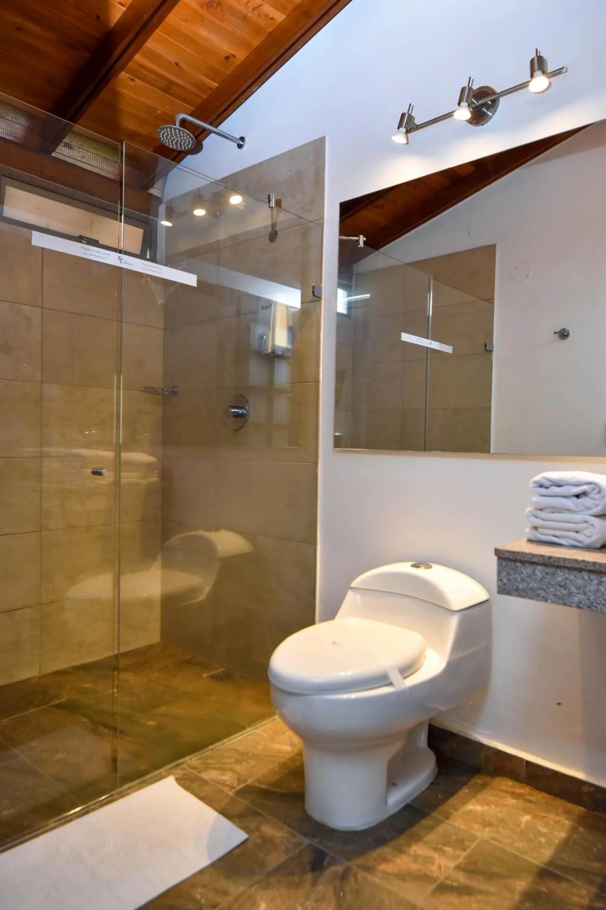 Shower in La Campana Hotel Boutique