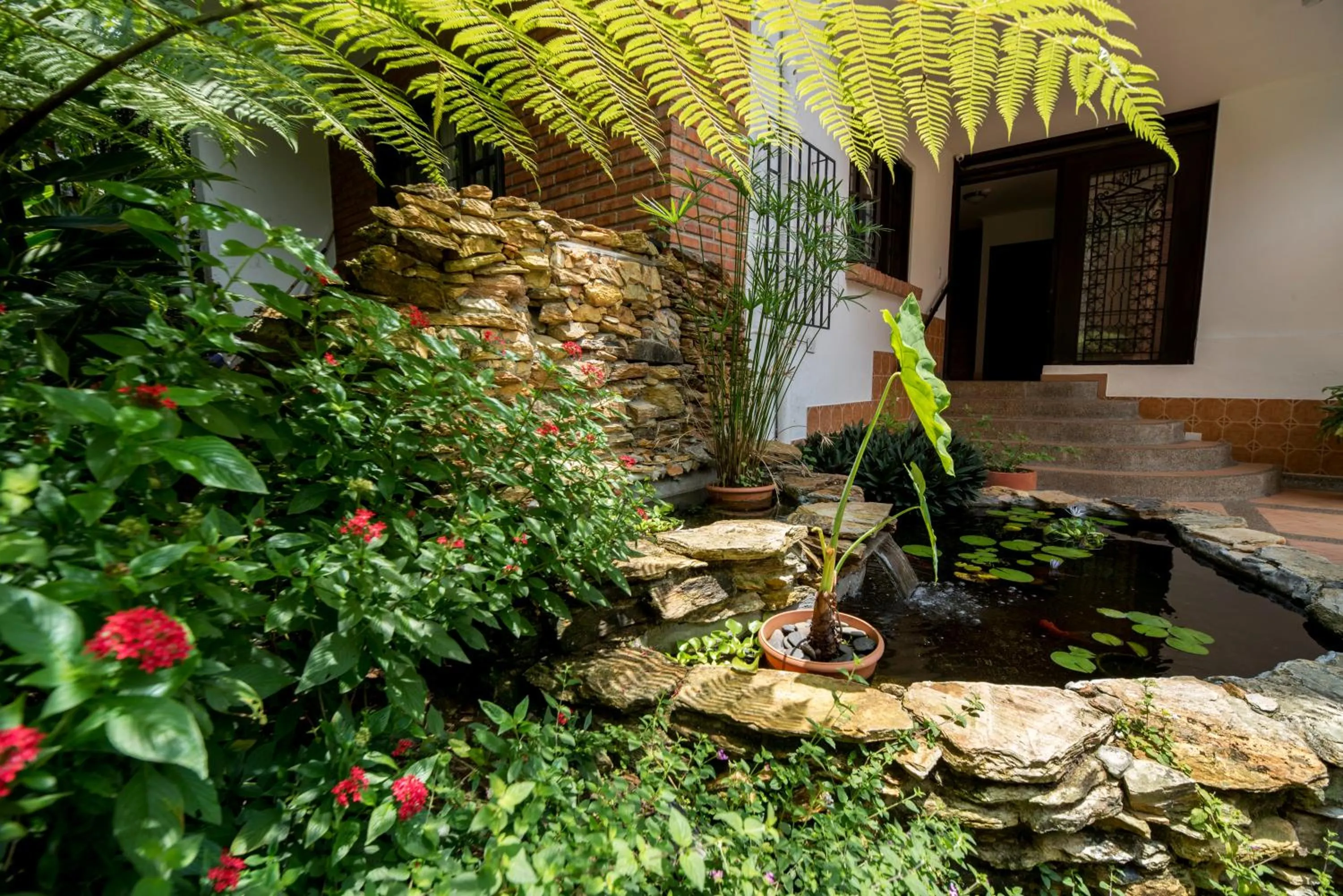 Garden in La Campana Hotel Boutique