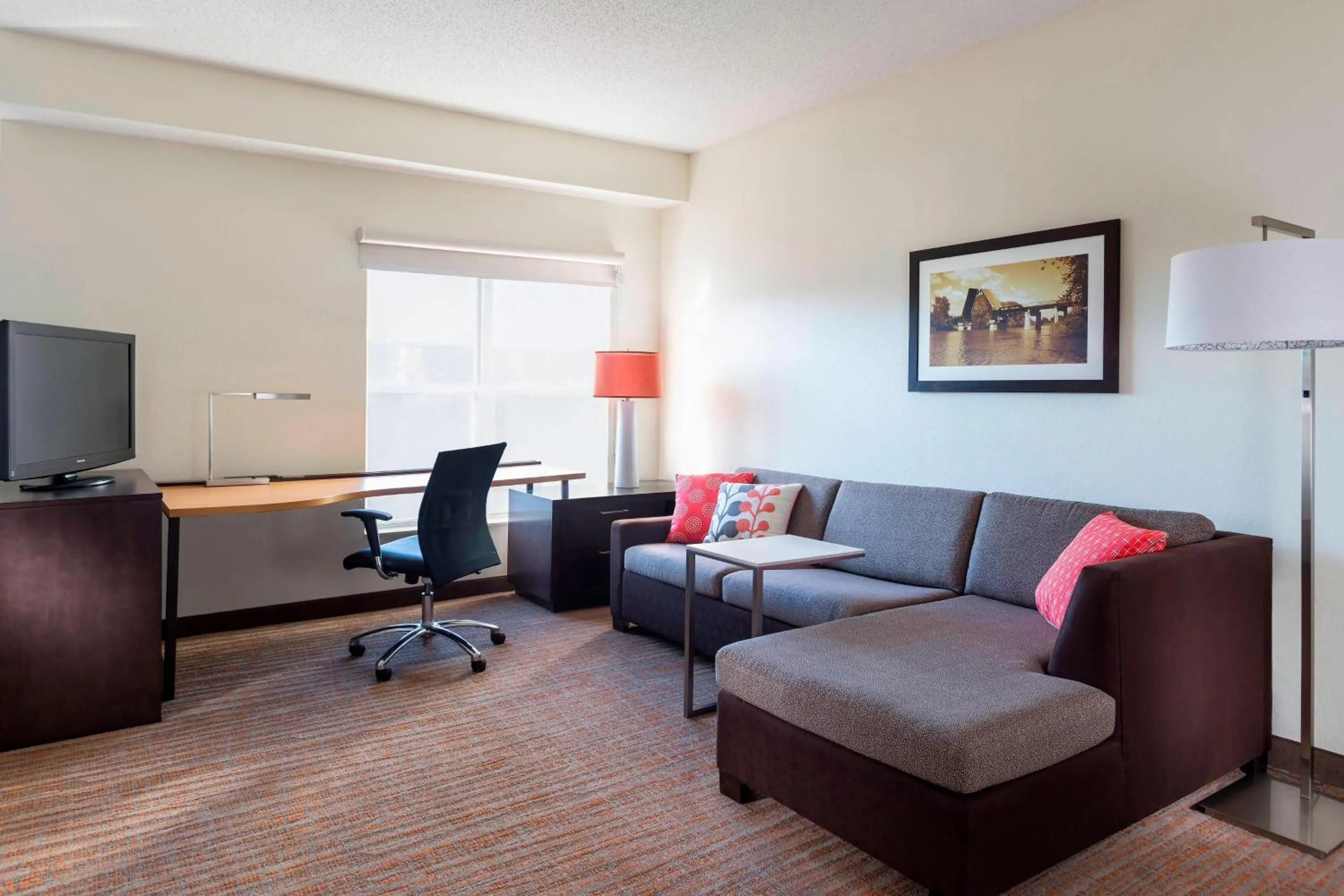Living room in Residence Inn by Marriott Bloomington by Mall of America
