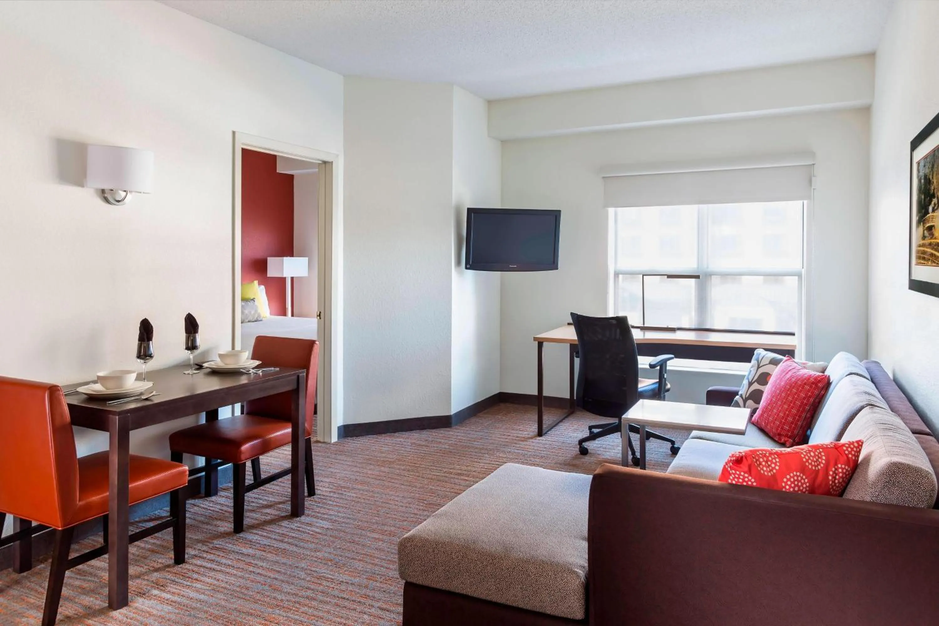 Bedroom, Bed in Residence Inn by Marriott Bloomington by Mall of America