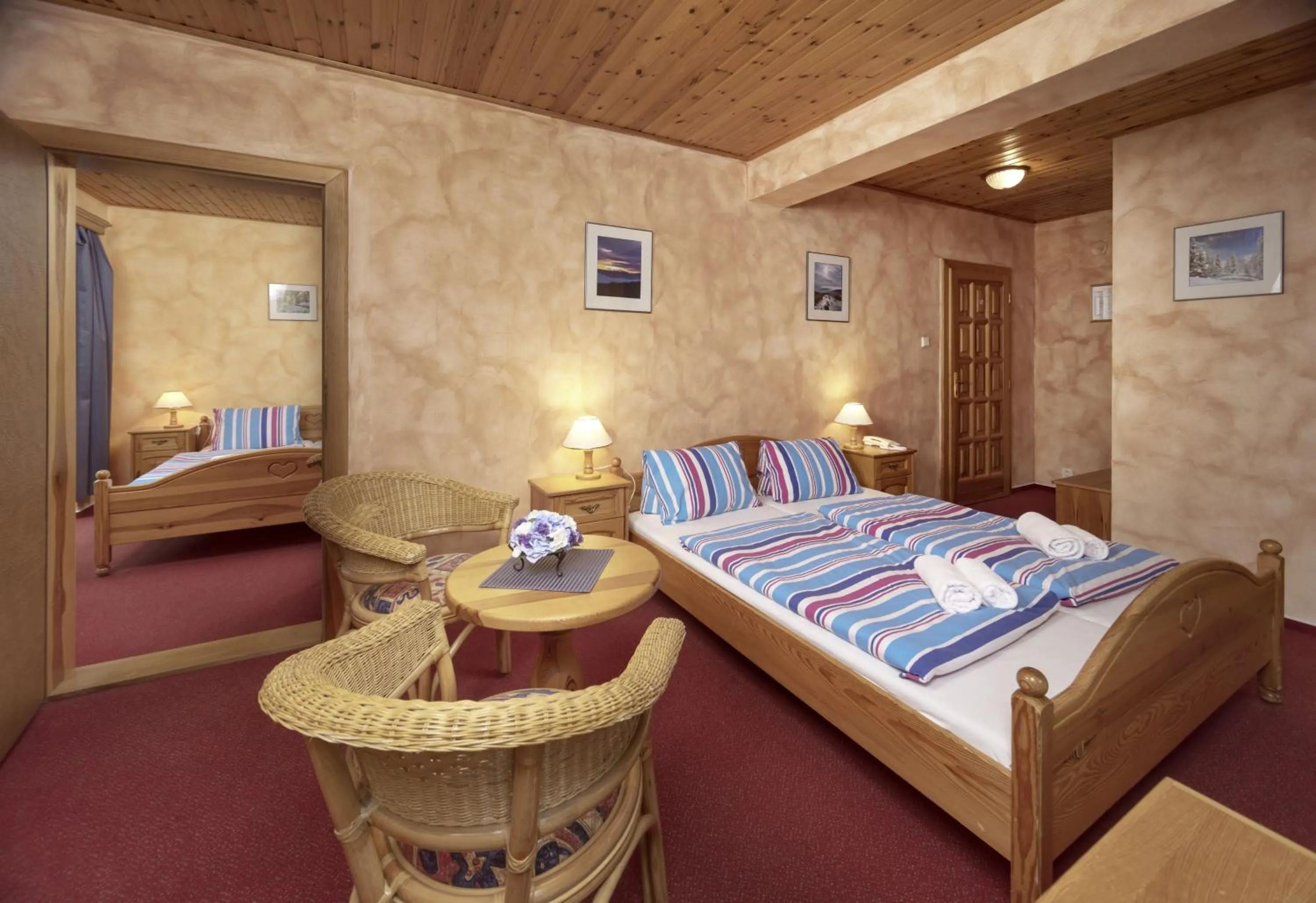 Bed in Hotel Resort Martin & Kristyna