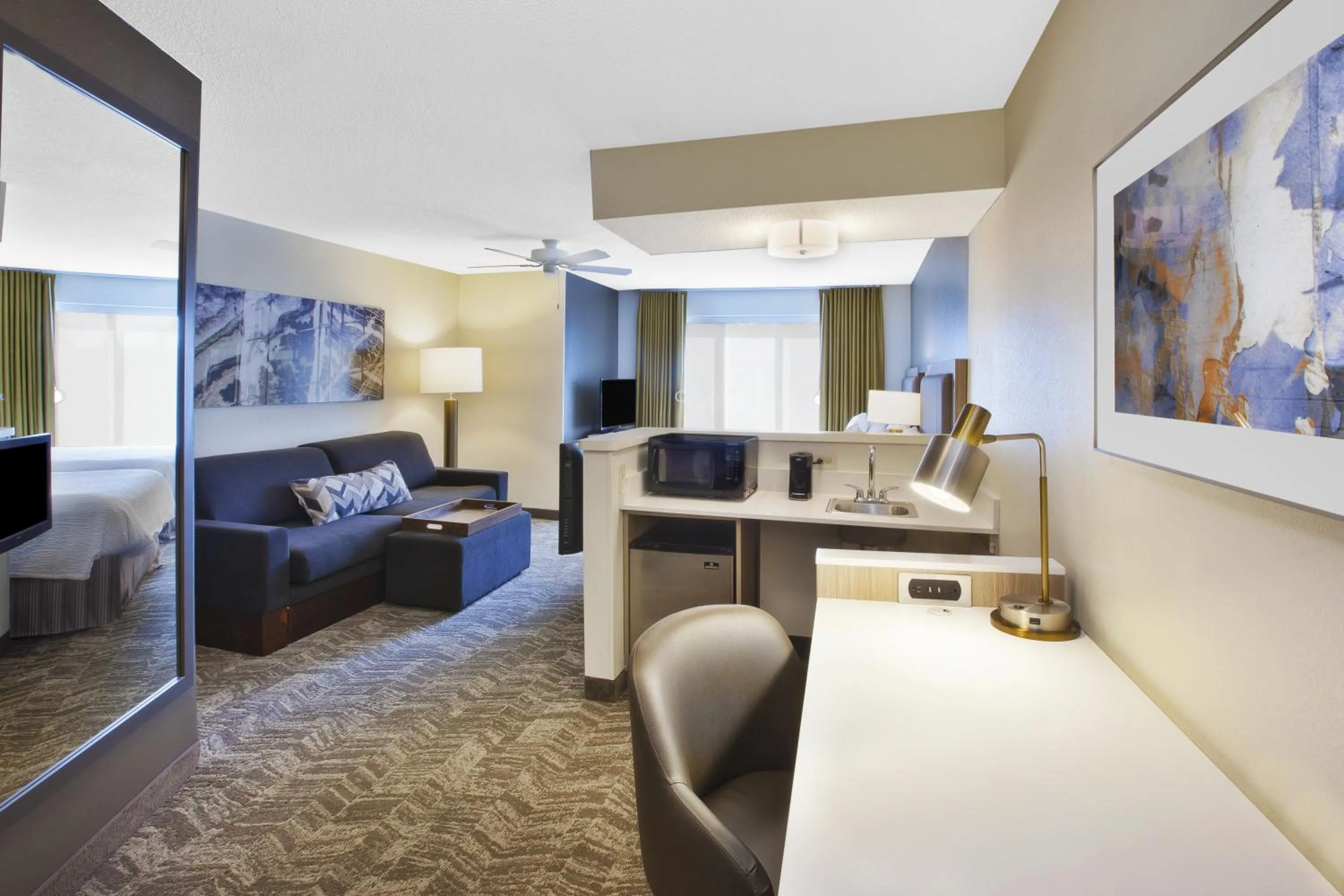 Bedroom, Bed in SpringHill Suites Minneapolis-St. Paul Airport/Eagan
