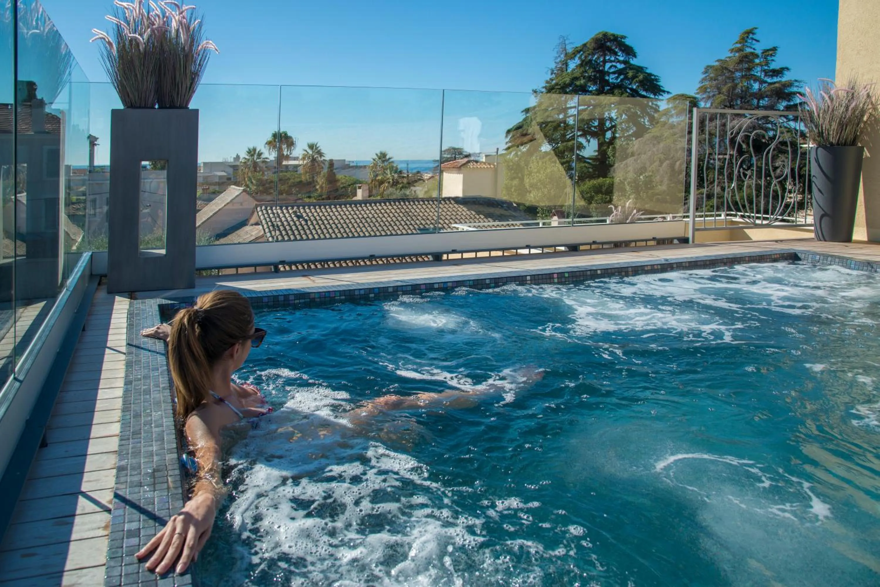 Solarium in La Bastide de l'Oliveraie