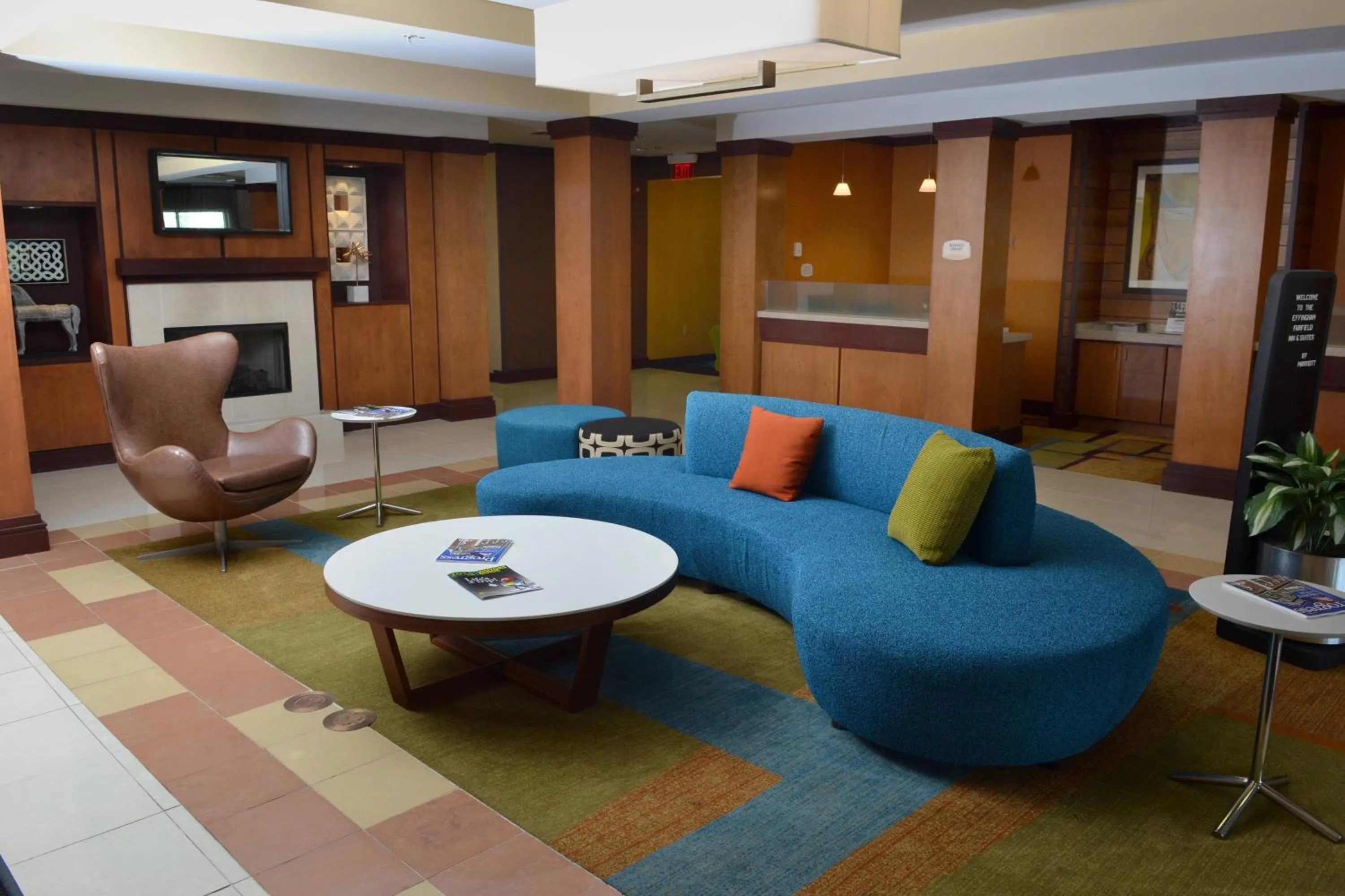 Lobby or reception in Fairfield Inn & Suites Effingham