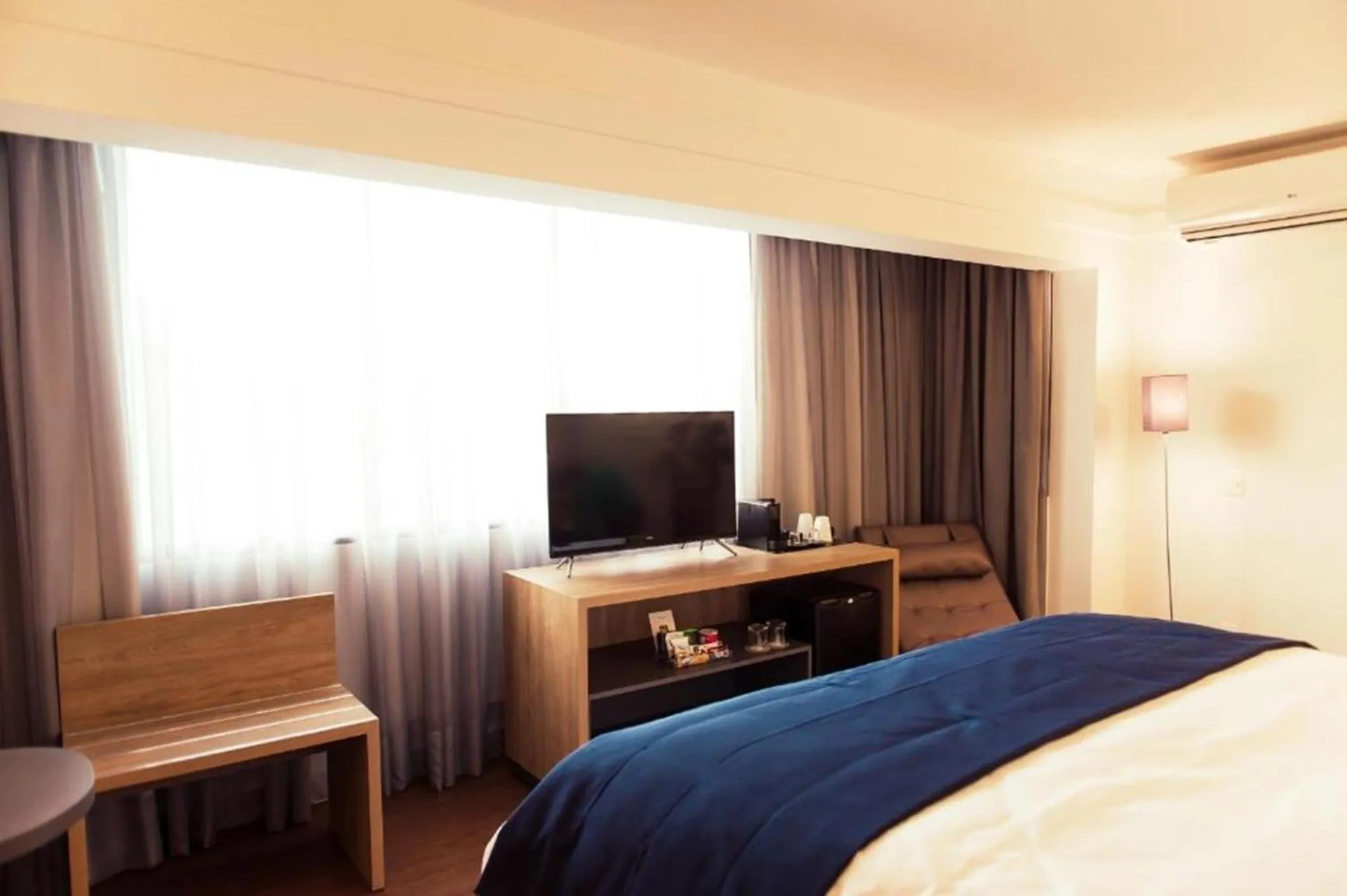 Bed in Slaviero Porto Alegre Moinhos