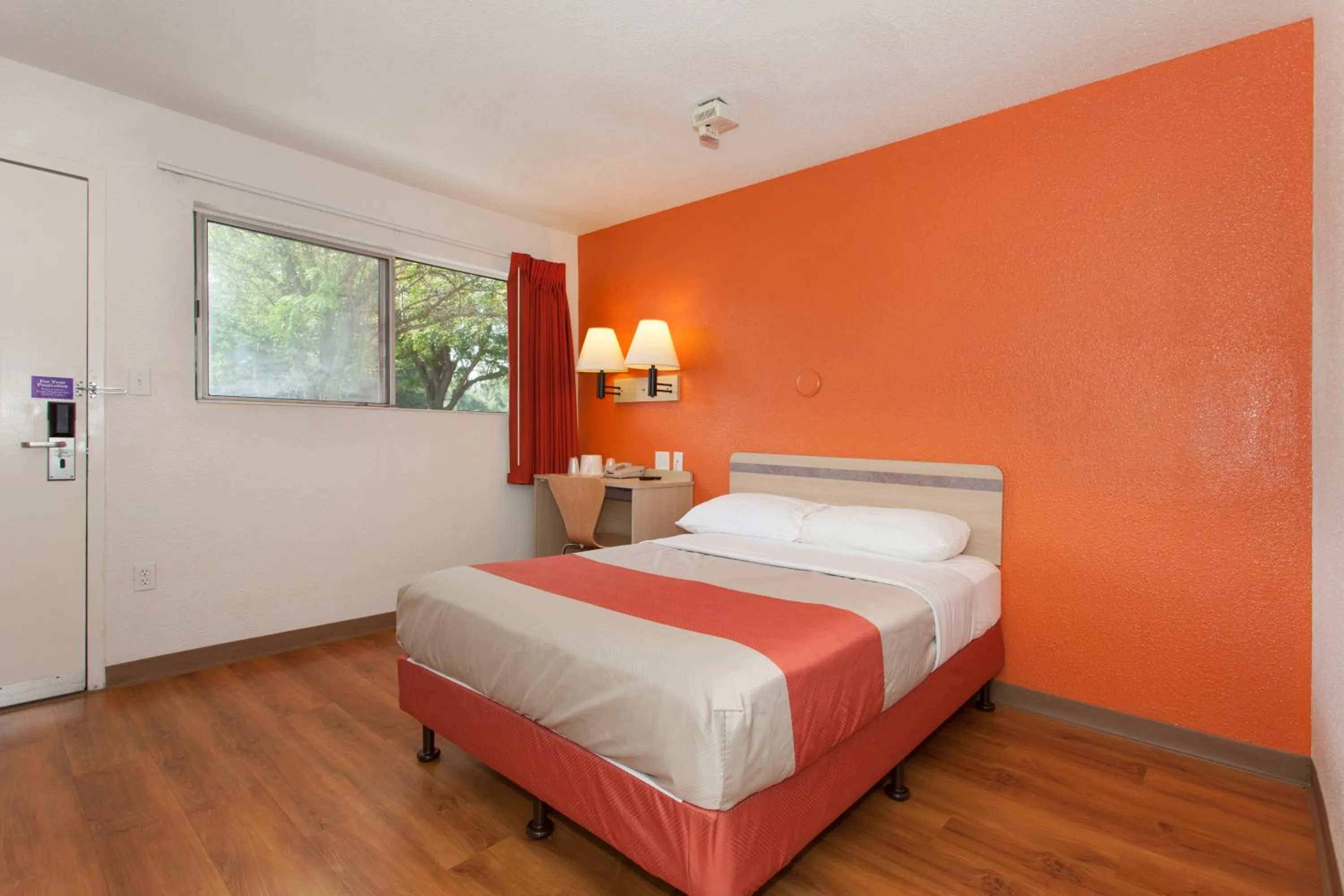 Photo of the whole room, Bed in Hi - Wheel Flats