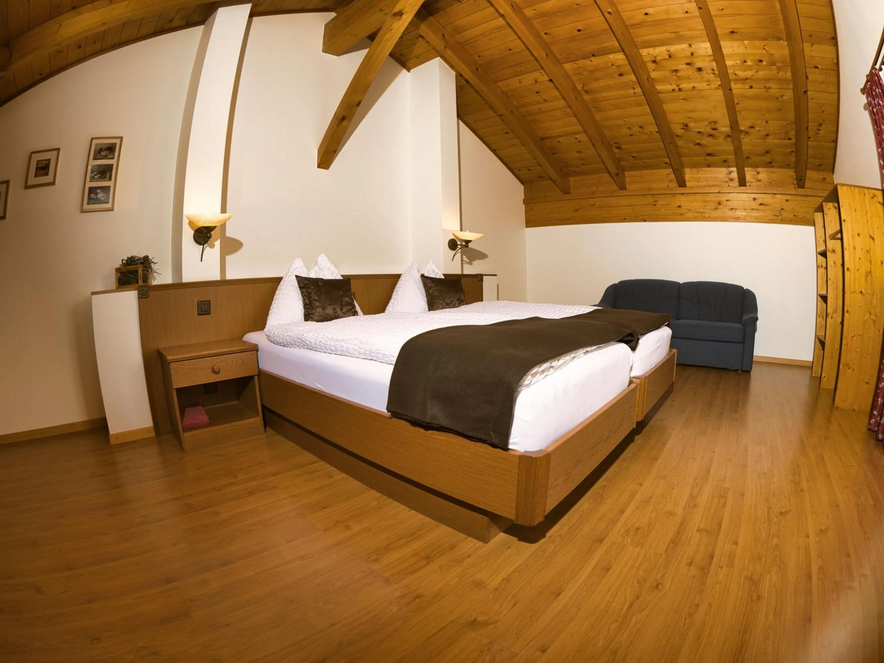 Bed in Hotel Massa