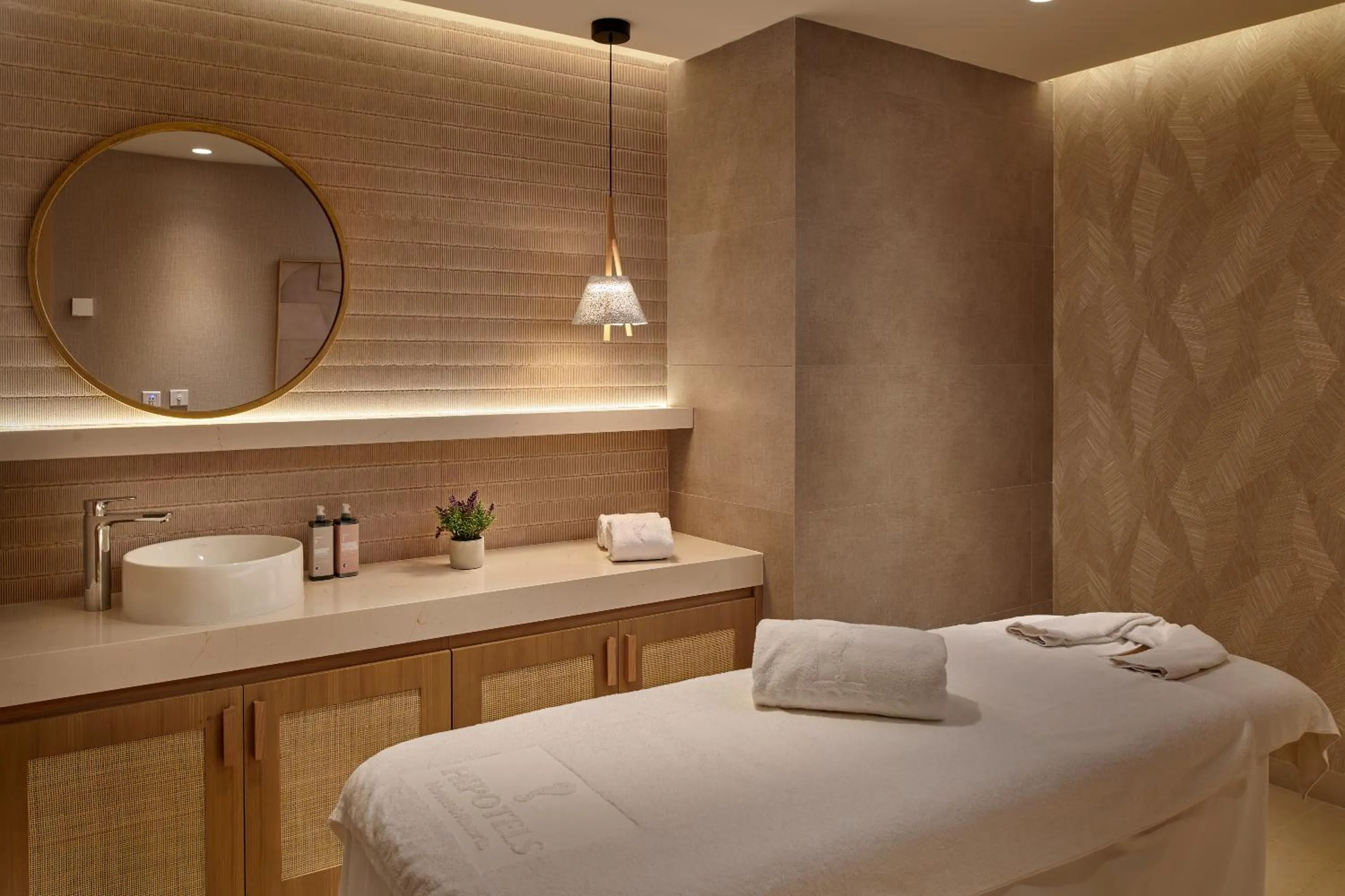 Spa and wellness centre/facilities, Bed in Hipotels Flamenco