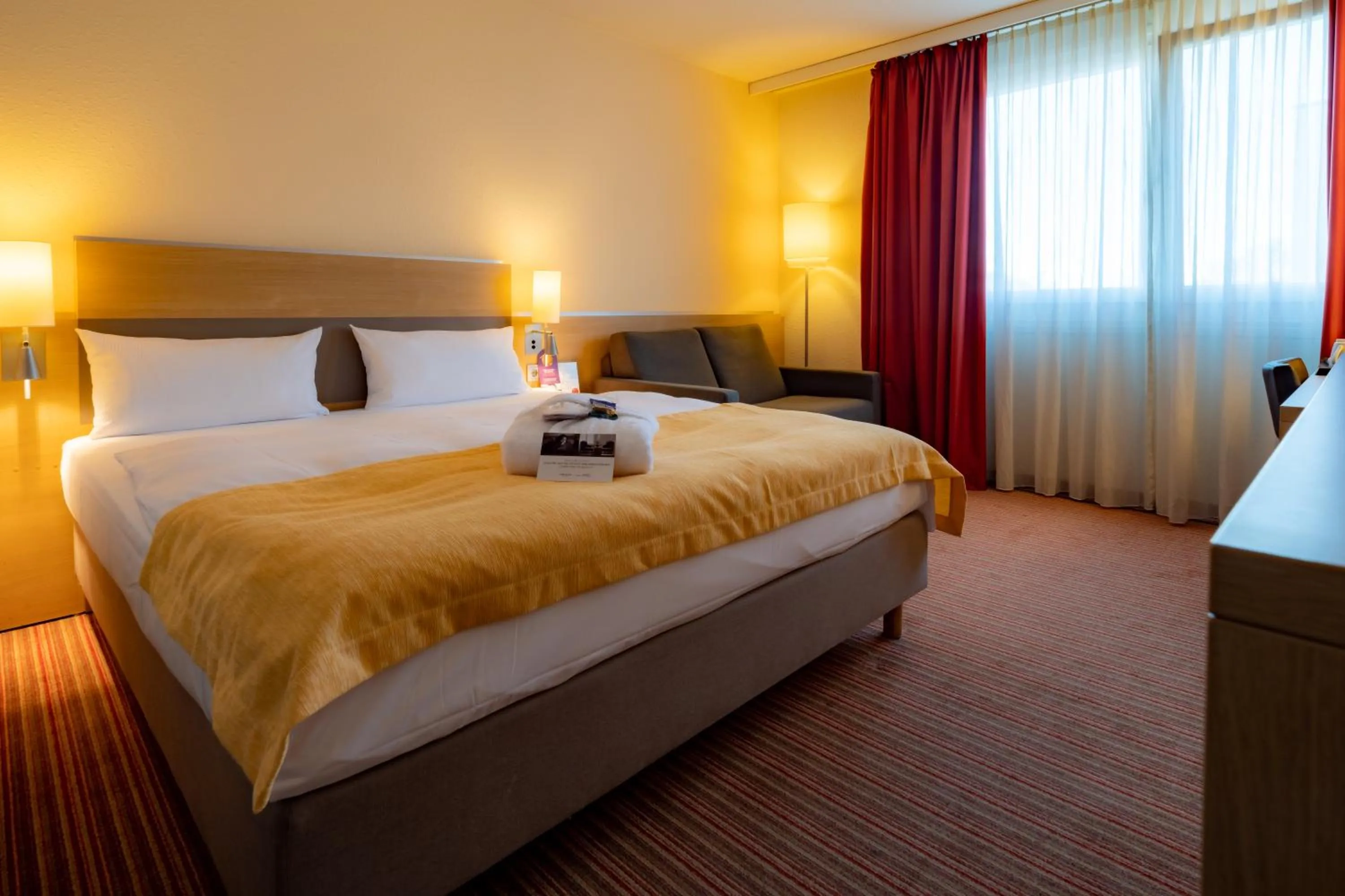 Bedroom, Bed in elaya hotel stuttgart boeblingen