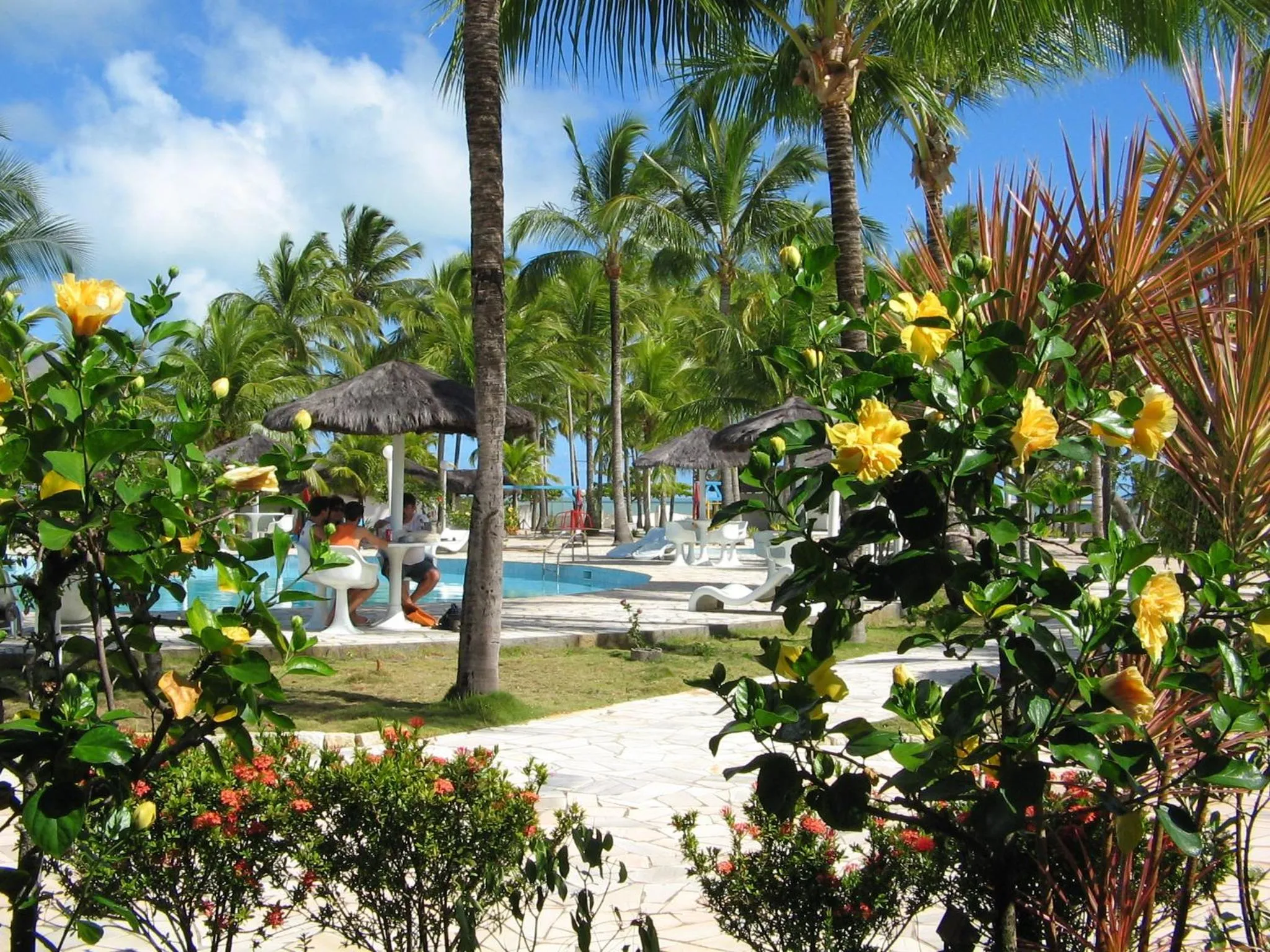 Garden in Hotel Marina Porto Abrolhos