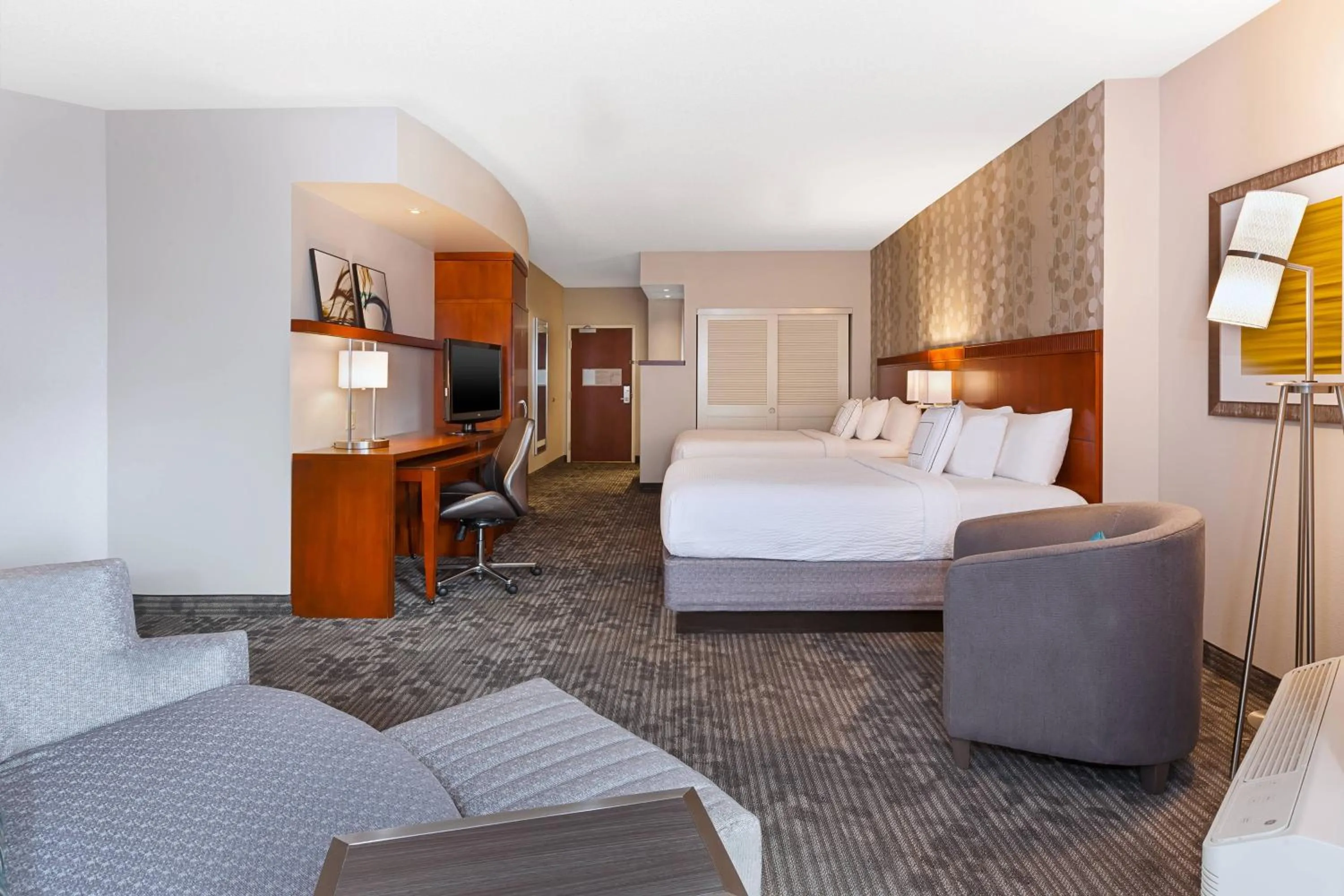 Photo of the whole room, Bed in Courtyard by Marriott Oklahoma City Downtown