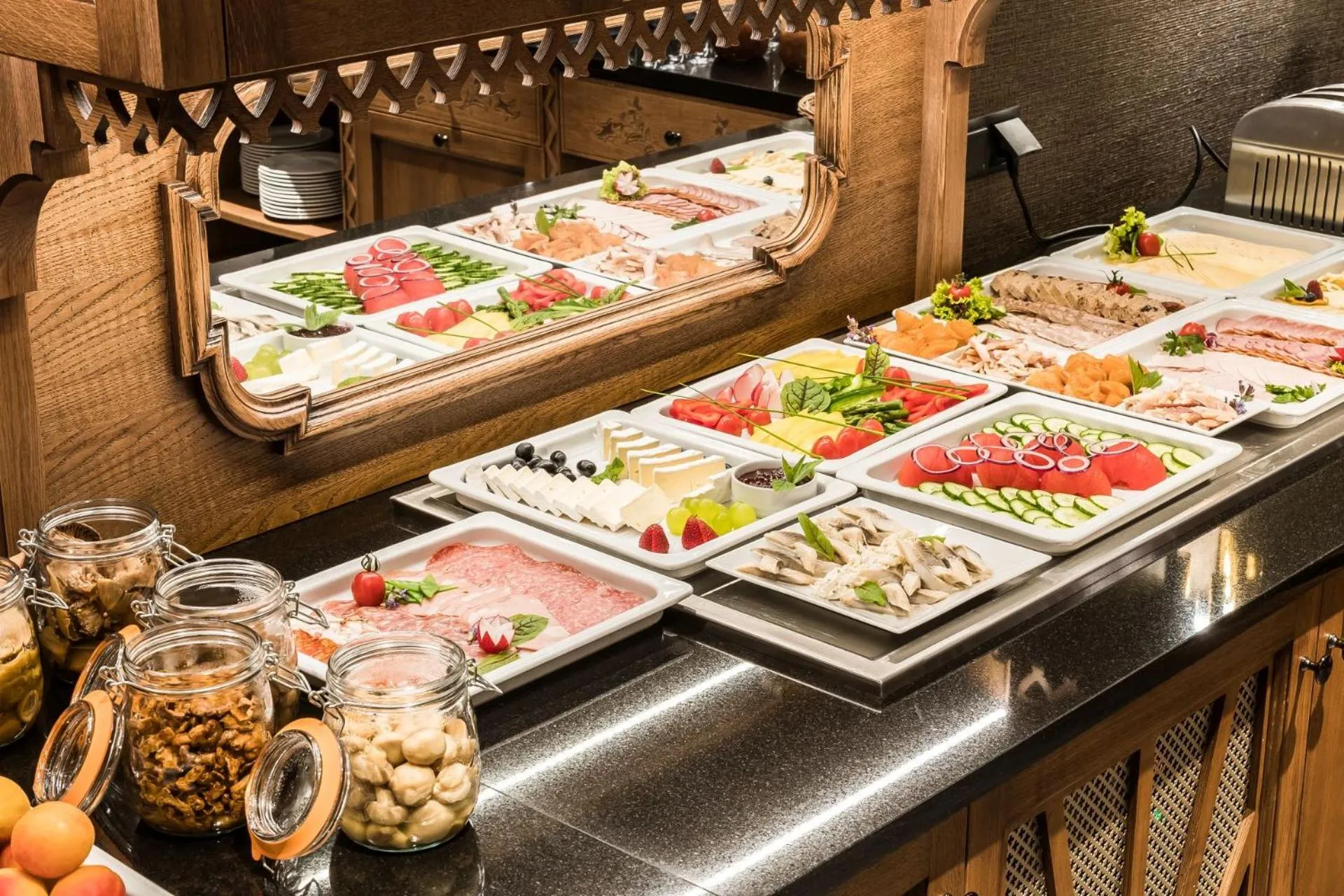 Buffet breakfast in Hotel Wersal