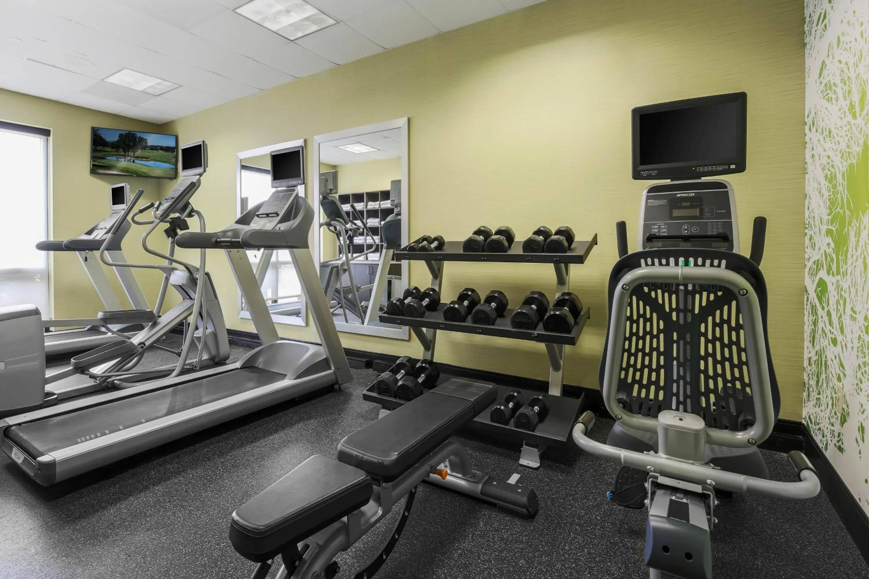 Fitness centre/facilities in SpringHill Suites by Marriott Oklahoma City Quail Springs