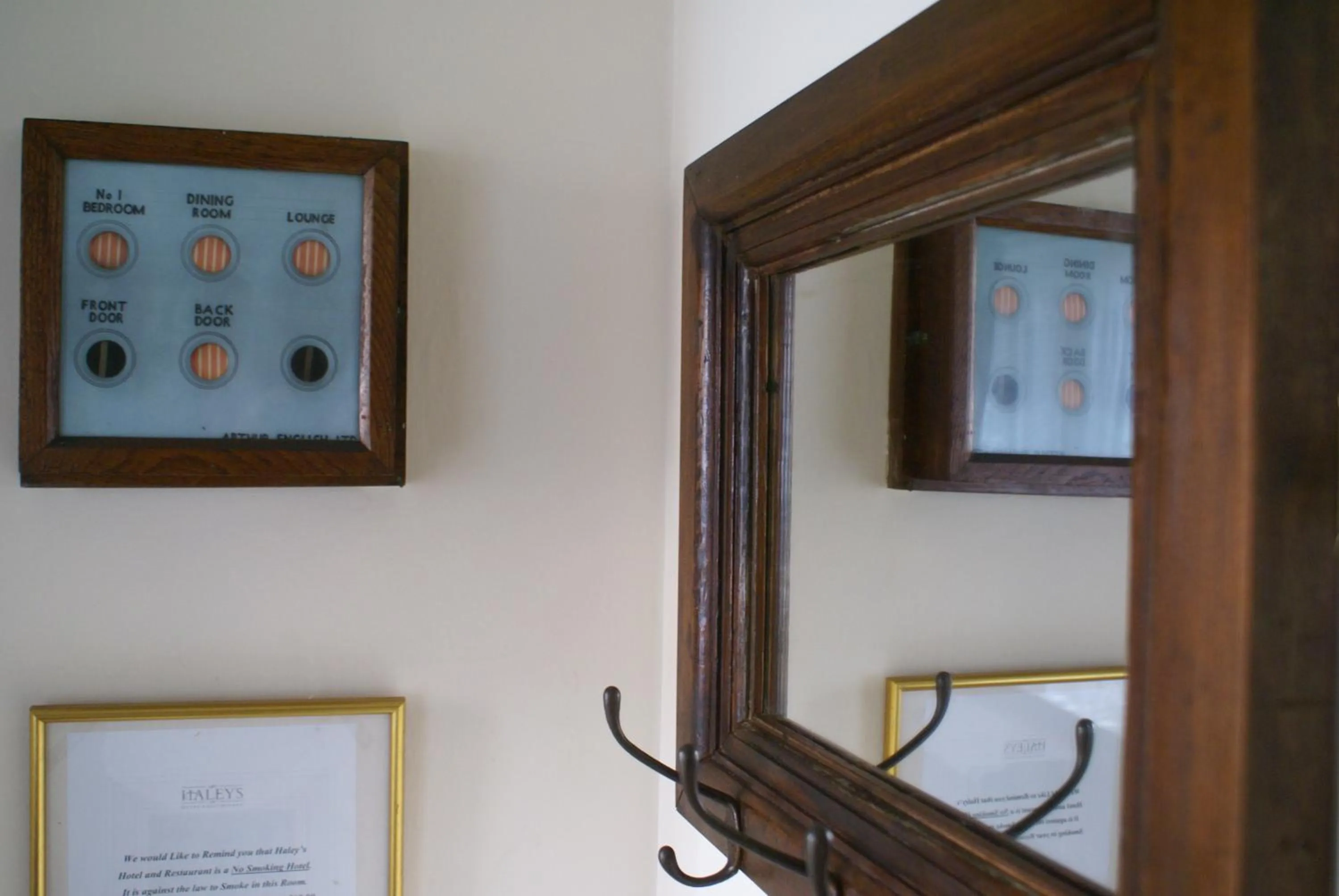 Bedroom in Haley's Hotel