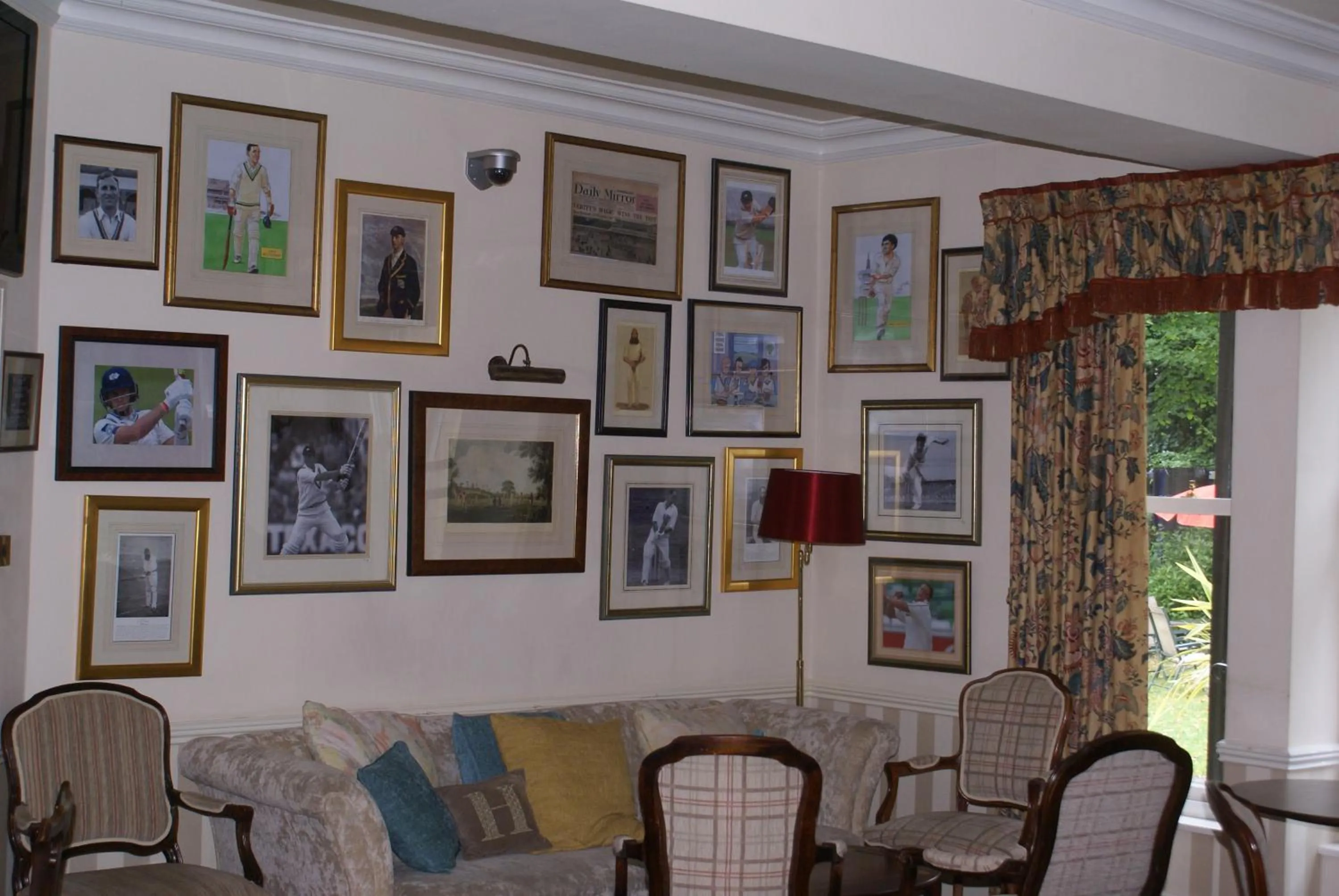 Seating area in Haley's Hotel