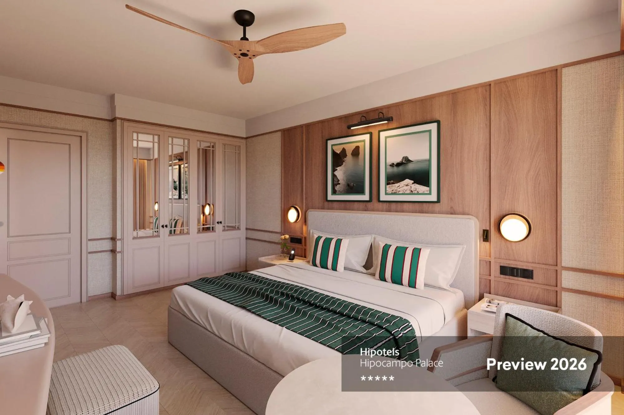 Photo of the whole room, Bed in Hipotels Hipocampo Palace & Spa