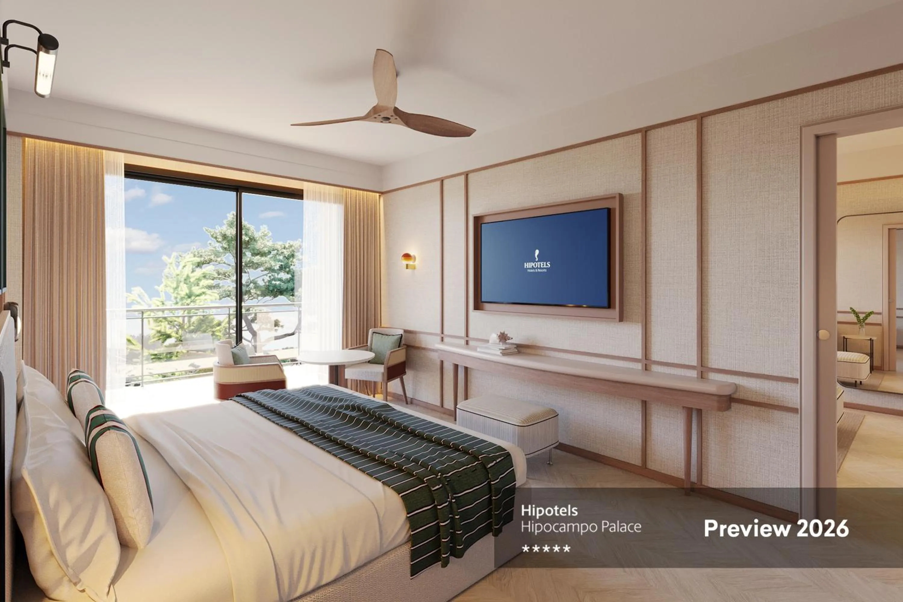 Photo of the whole room, Bed in Hipotels Hipocampo Palace & Spa