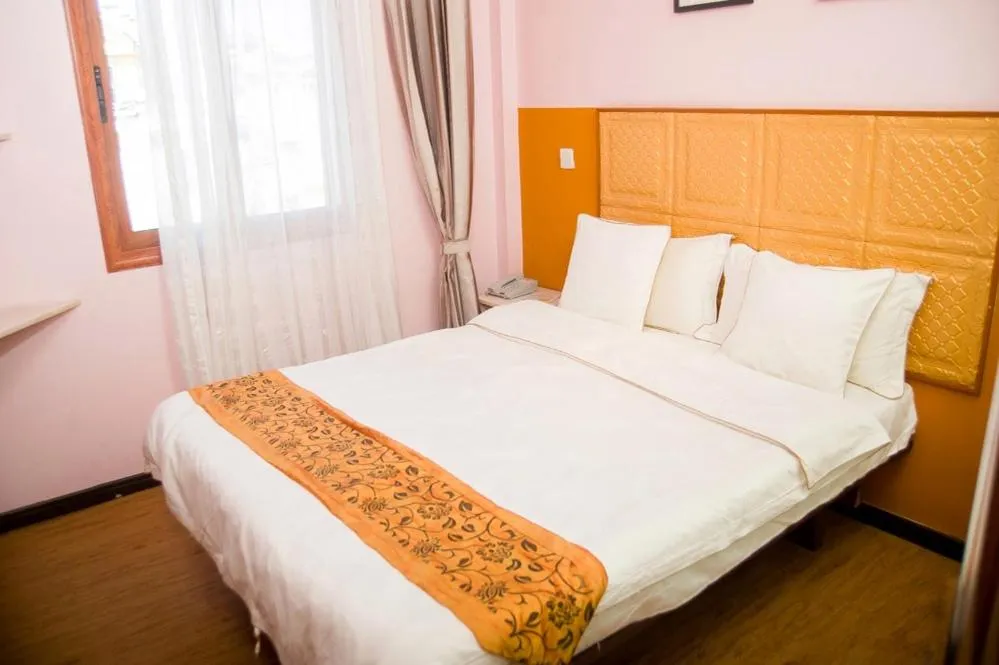 Bed in Hotel Cristal Madagascar