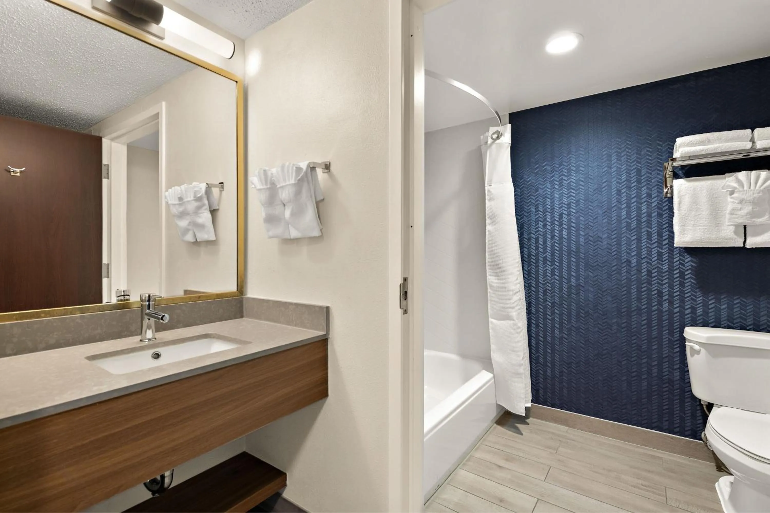 Bathroom in Fairfield by Marriott Chesapeake