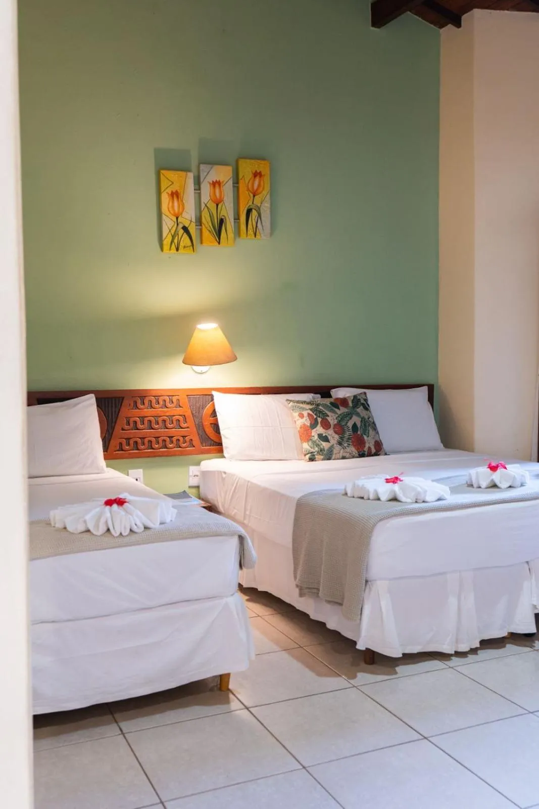 Bed in Pousada Pedra Torta