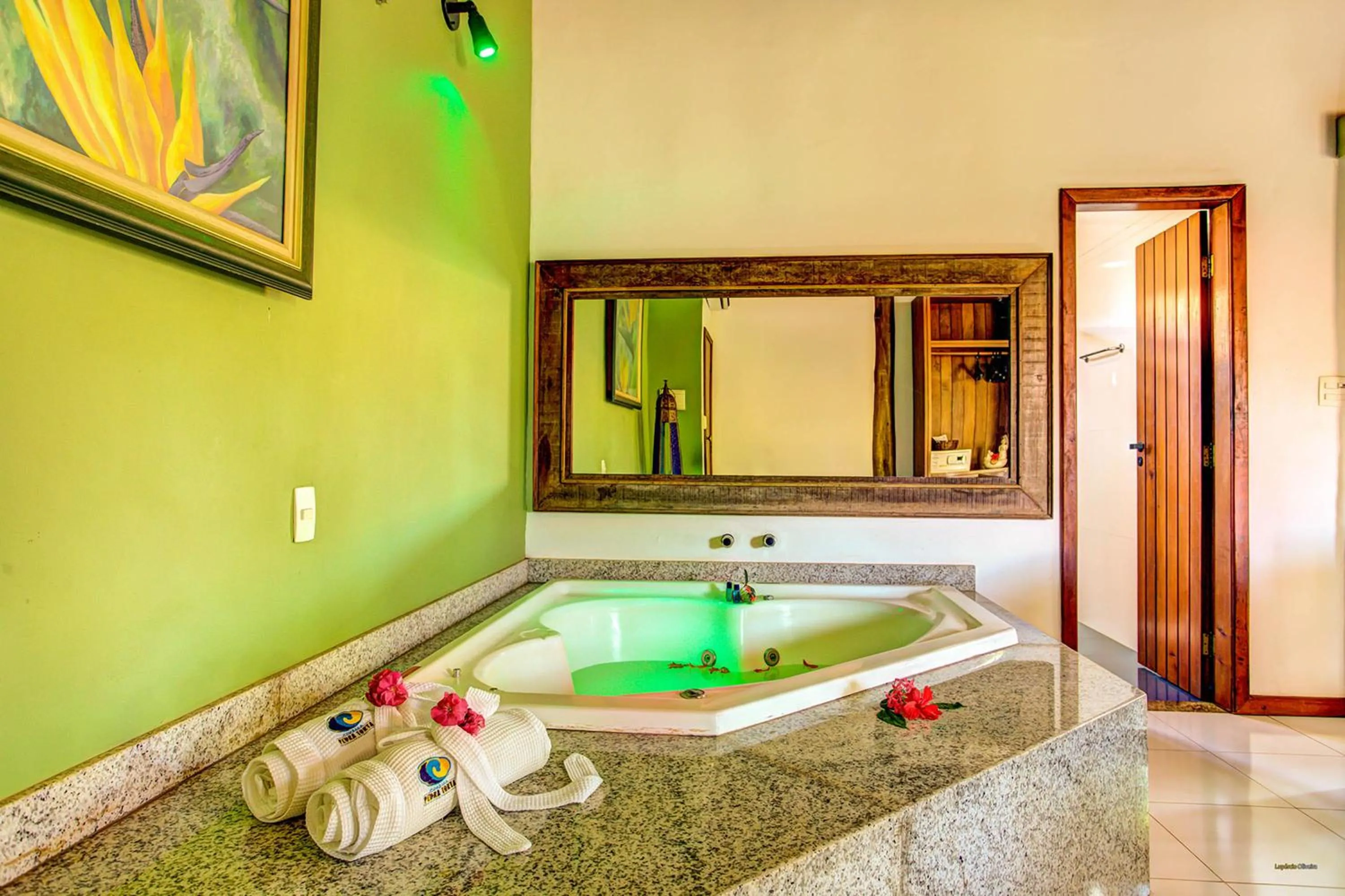 Bed in Pousada Pedra Torta