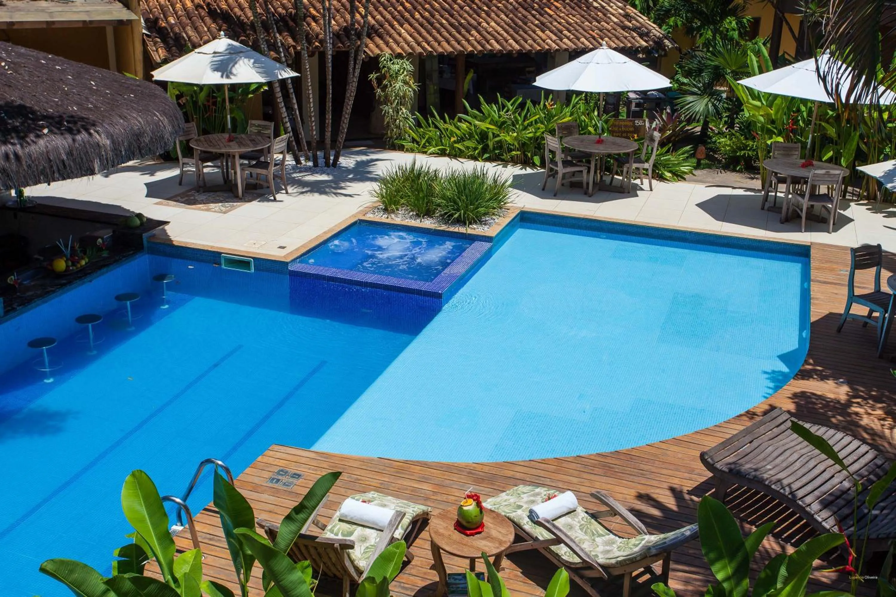 Patio in Pousada Pedra Torta