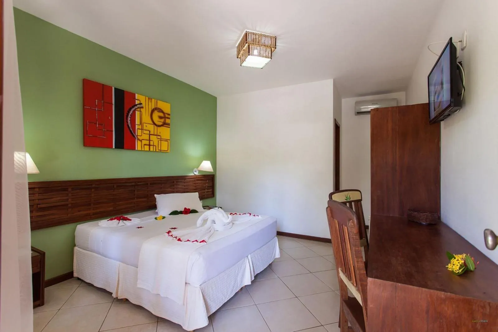 Bed in Pousada Pedra Torta