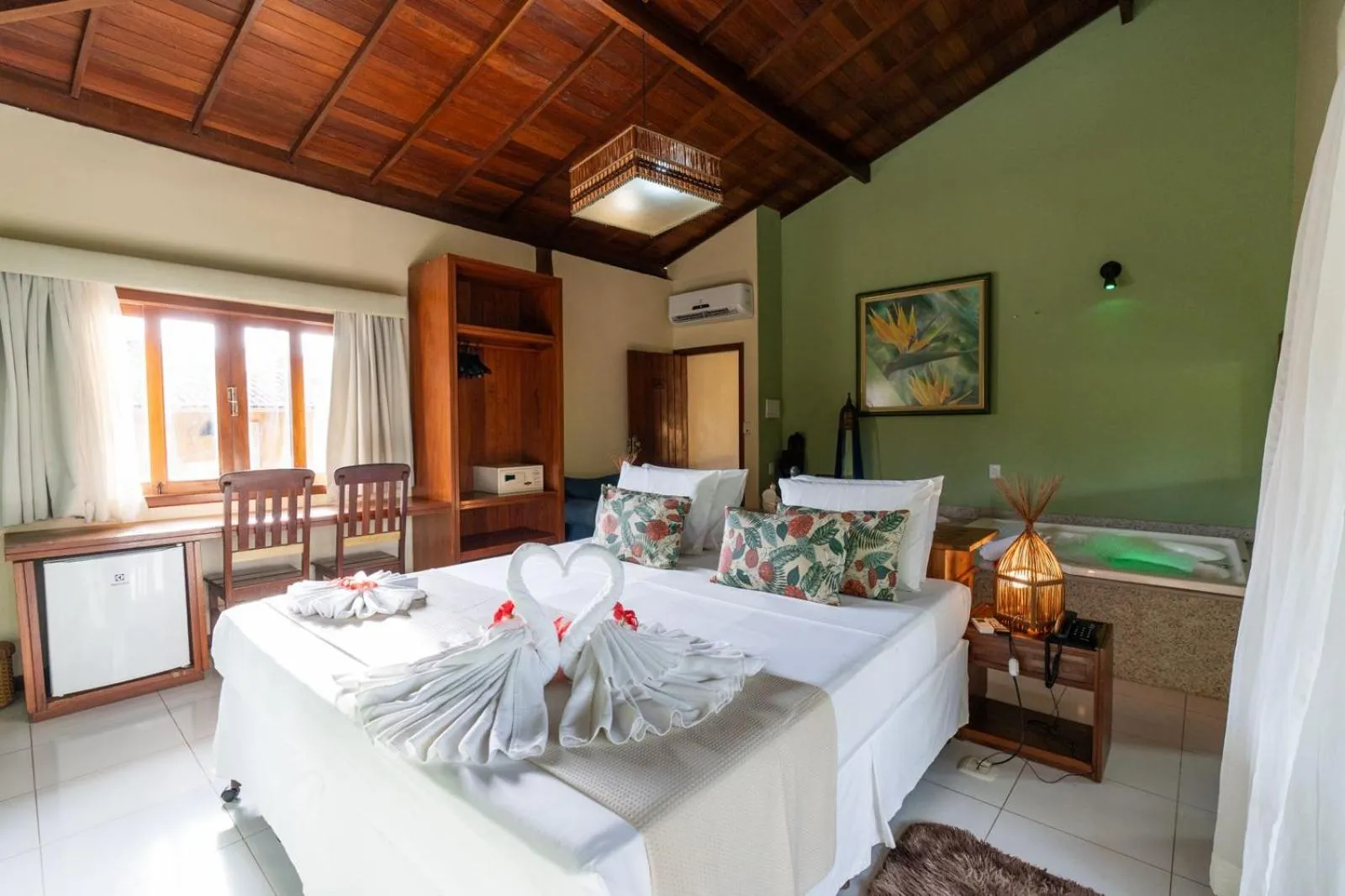 Bed in Pousada Pedra Torta