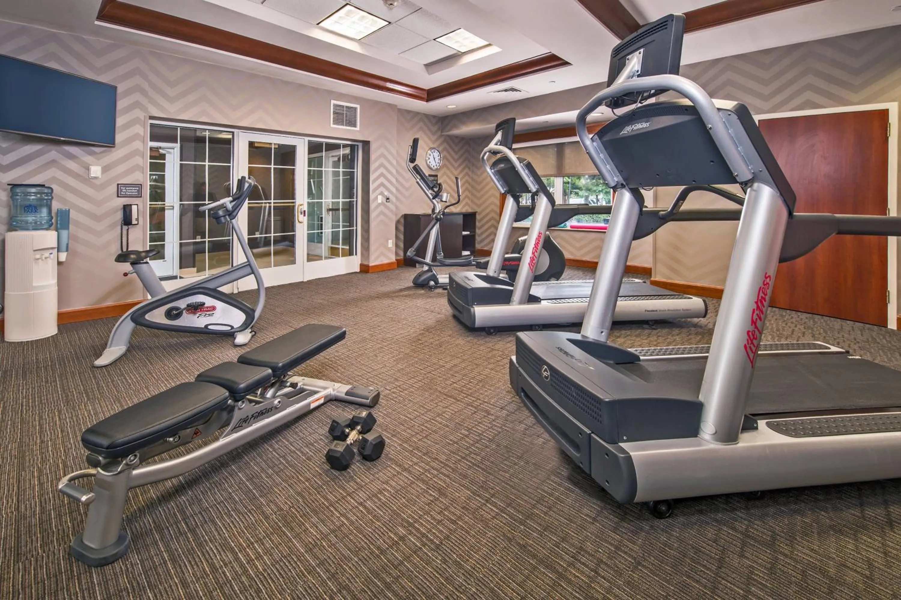 Fitness centre/facilities in Residence Inn by Marriott Chesapeake Greenbrier