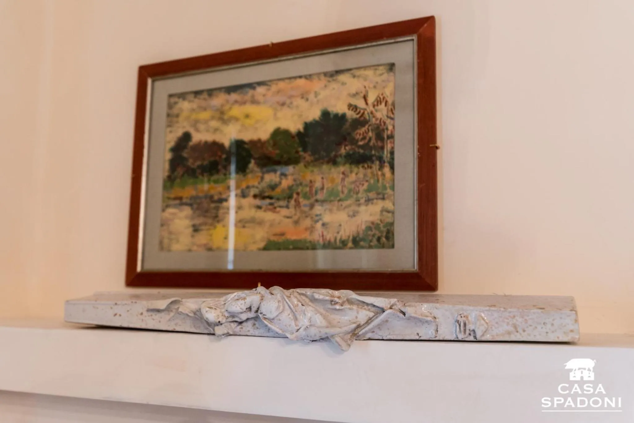 Decorative detail in Locanda di Casa Spadoni