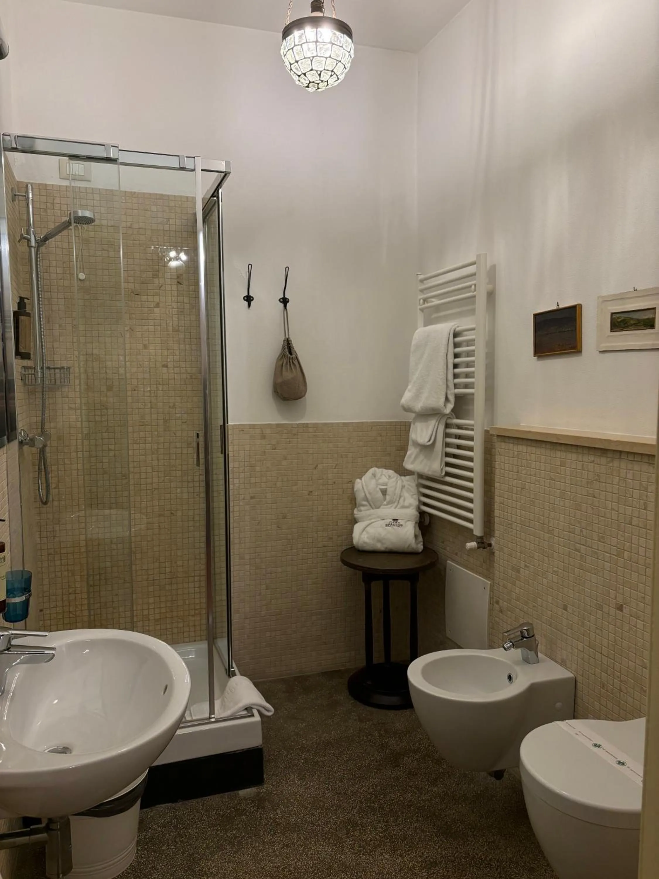 Shower in Locanda di Casa Spadoni