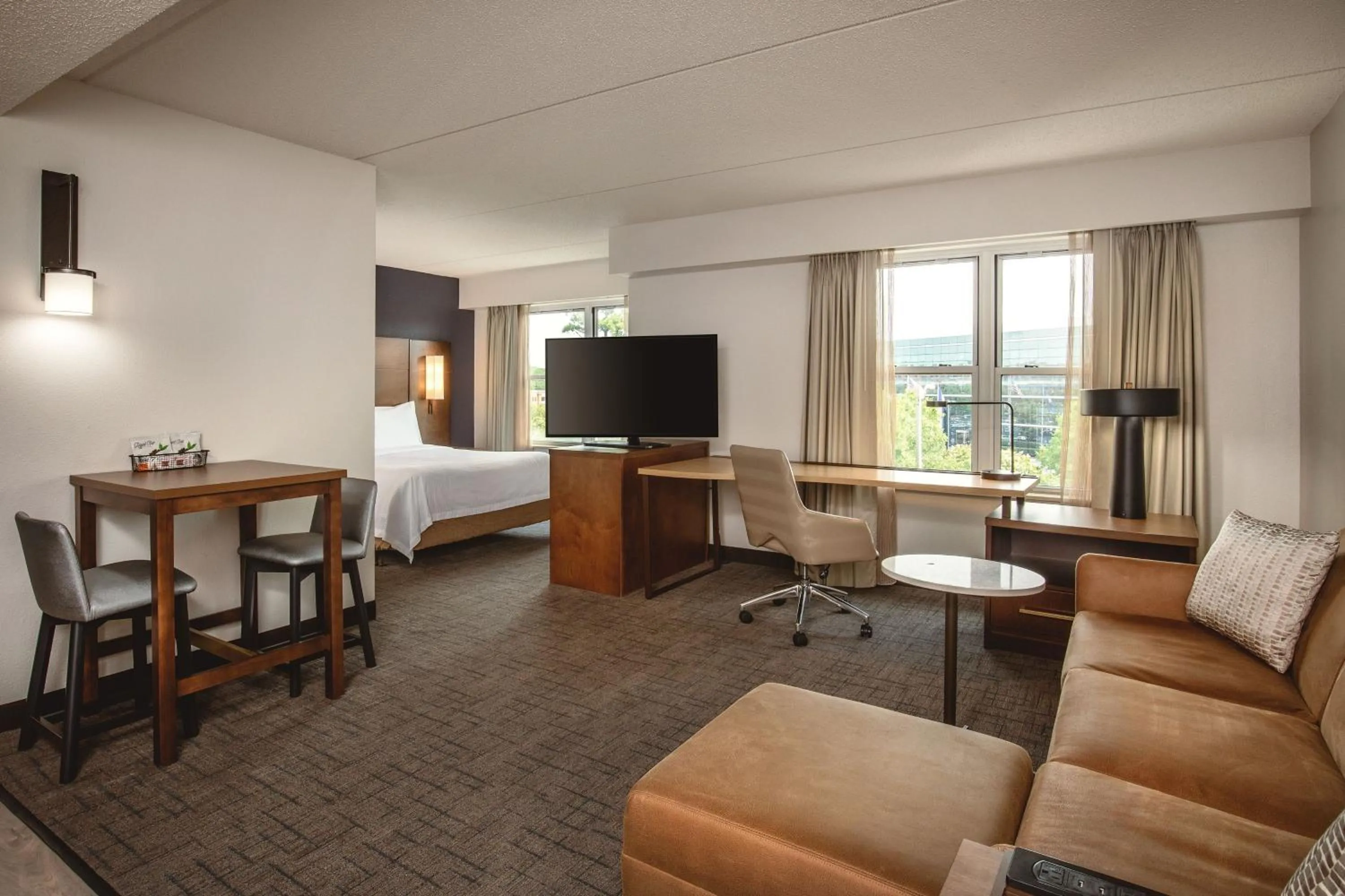 Photo of the whole room, Bed in Residence Inn by Marriott Norfolk Airport