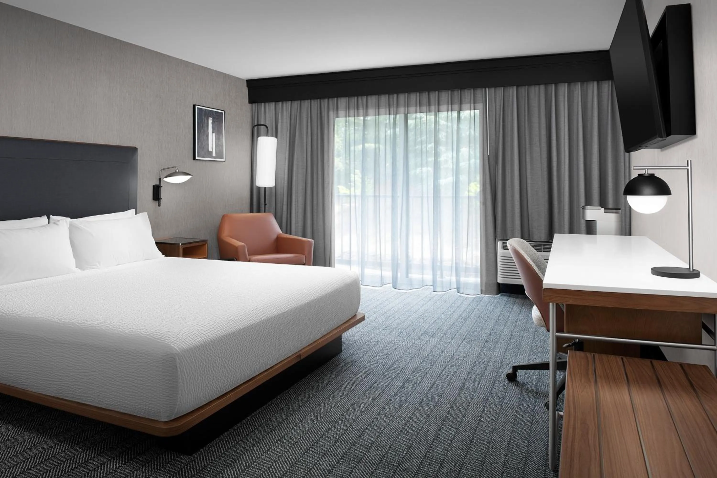 Photo of the whole room, Bed in Courtyard by Marriott Portland Tigard