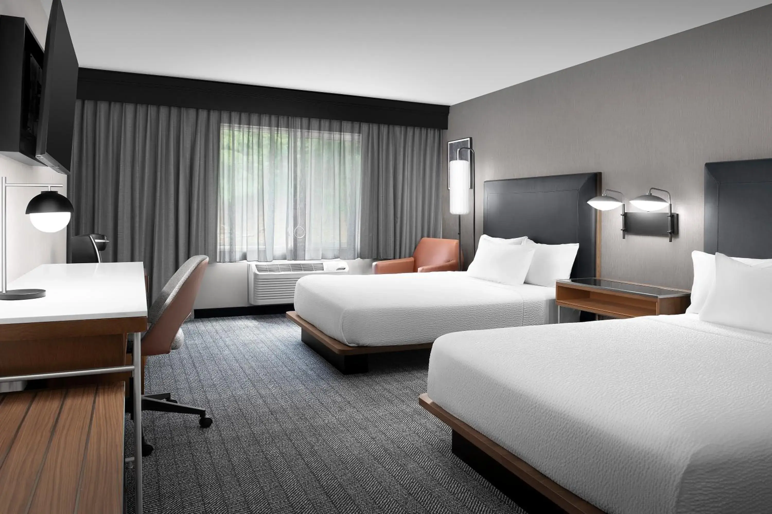 Queen Room with Two Queen Beds in Courtyard by Marriott Portland Tigard Queen Room with Two Queen Beds in Courtyard by Marriott Portland Tigard