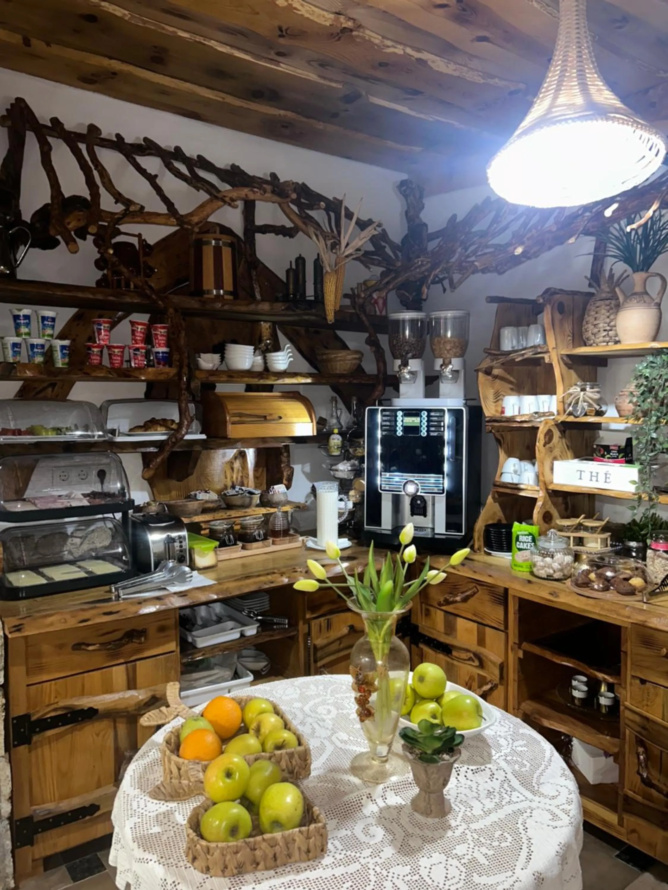 Breakfast in Rustic Lodge Plitvice