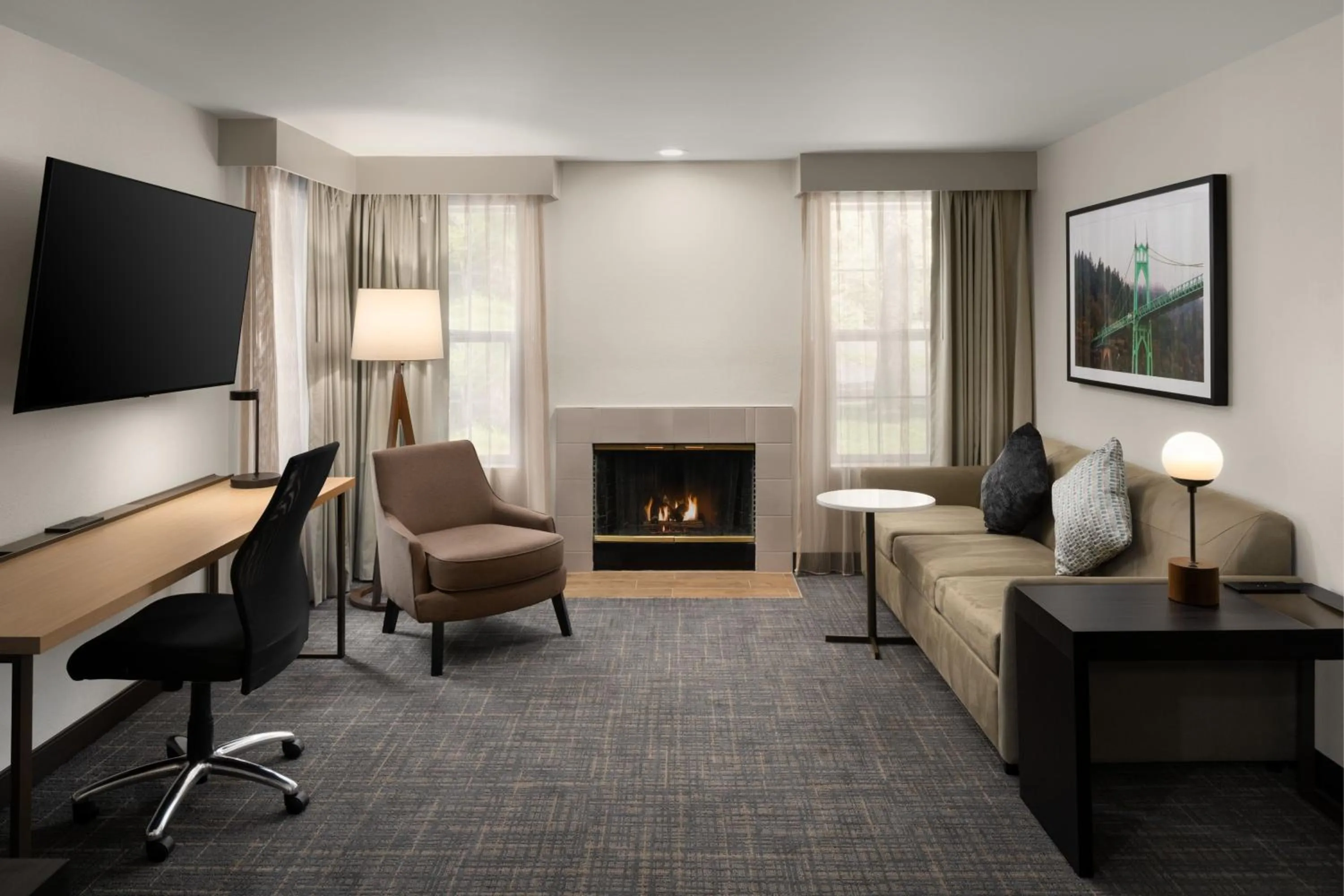 Bedroom in Residence Inn Portland Hillsboro