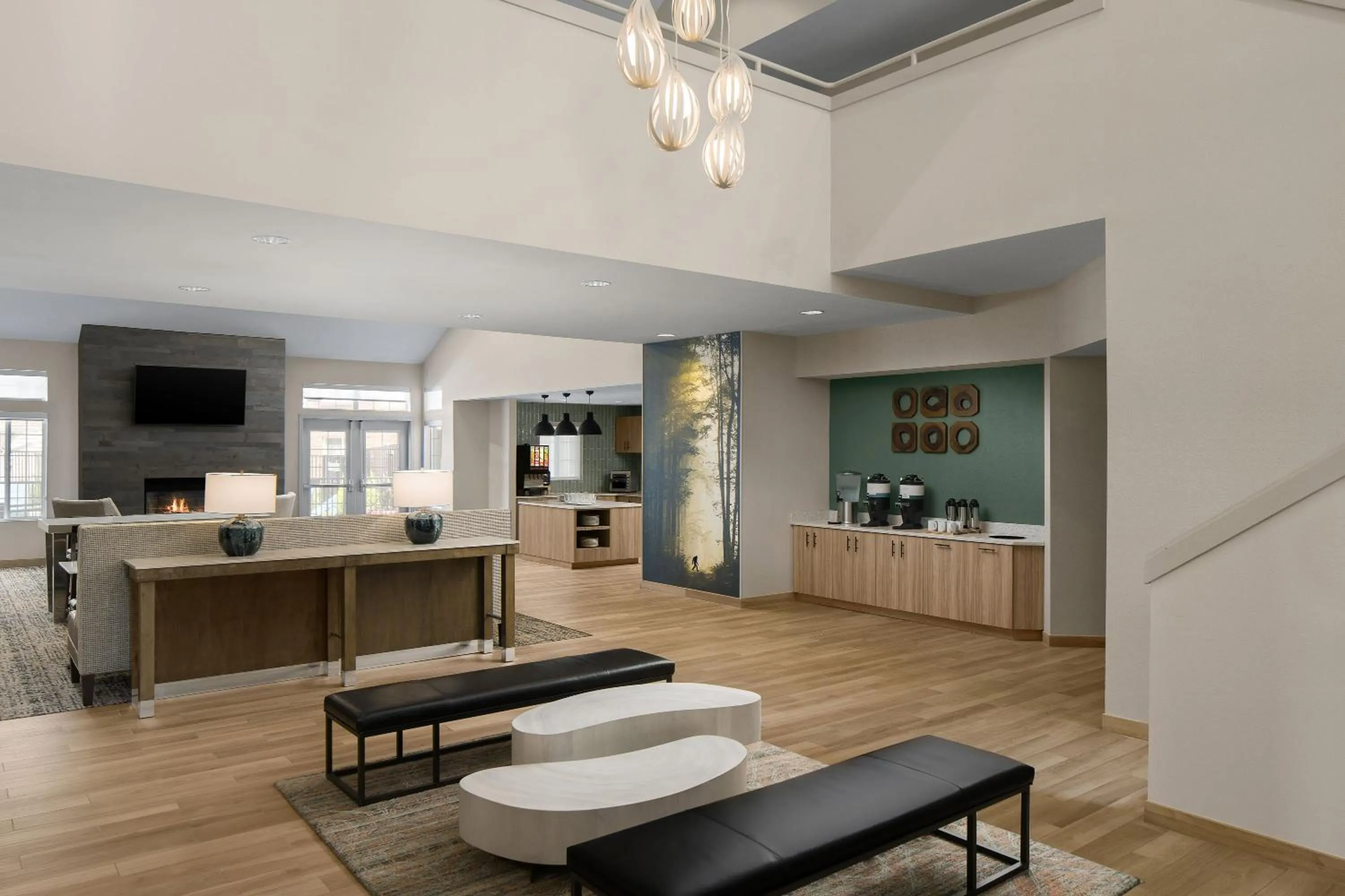 Lobby or reception in Residence Inn Portland Hillsboro